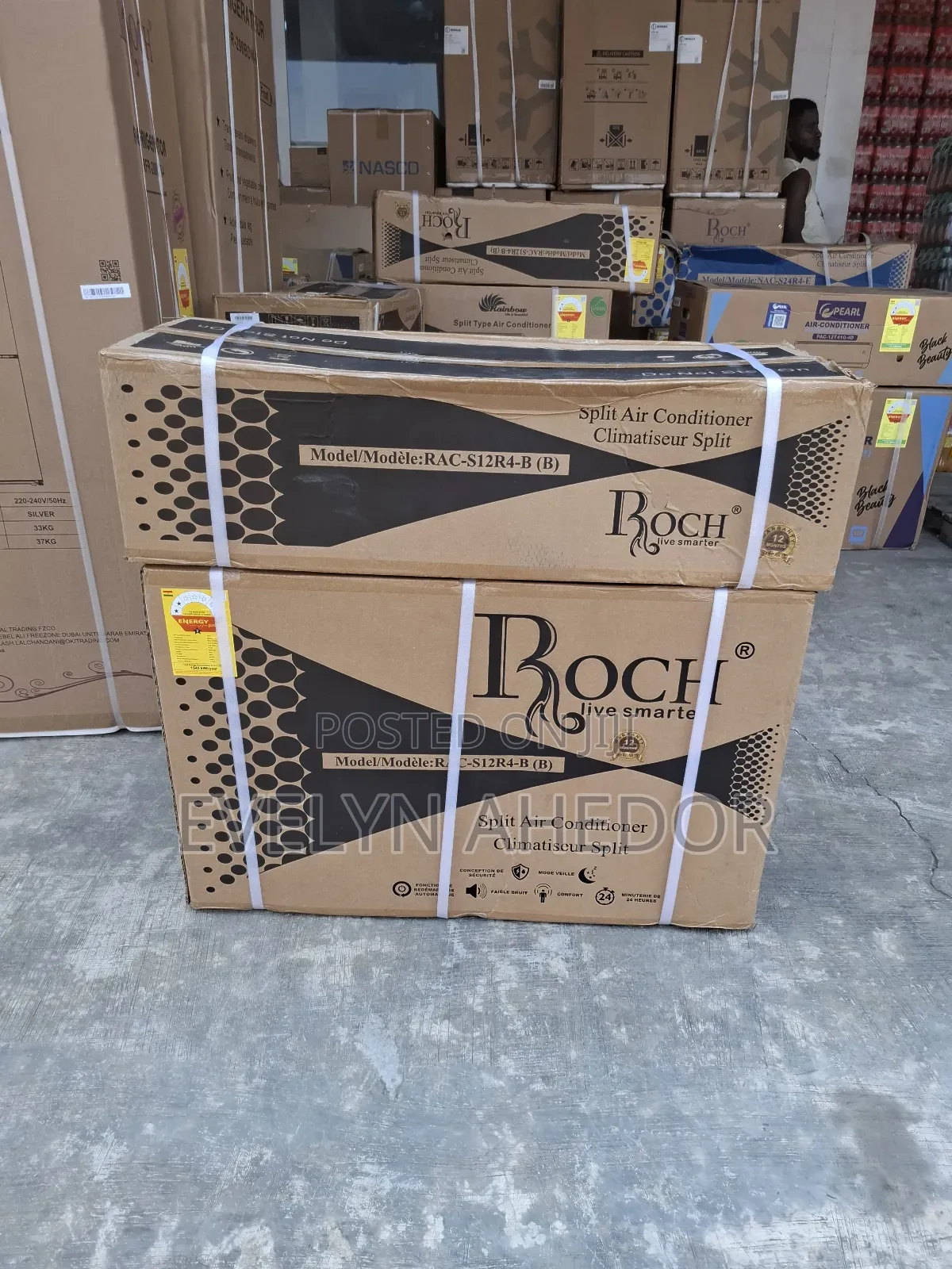 Black Colour Roch Air Cindition 1.5hp Brand New for Sale