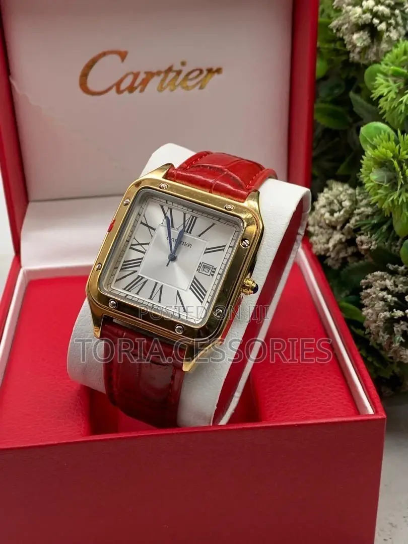 Cartier Leather Watch