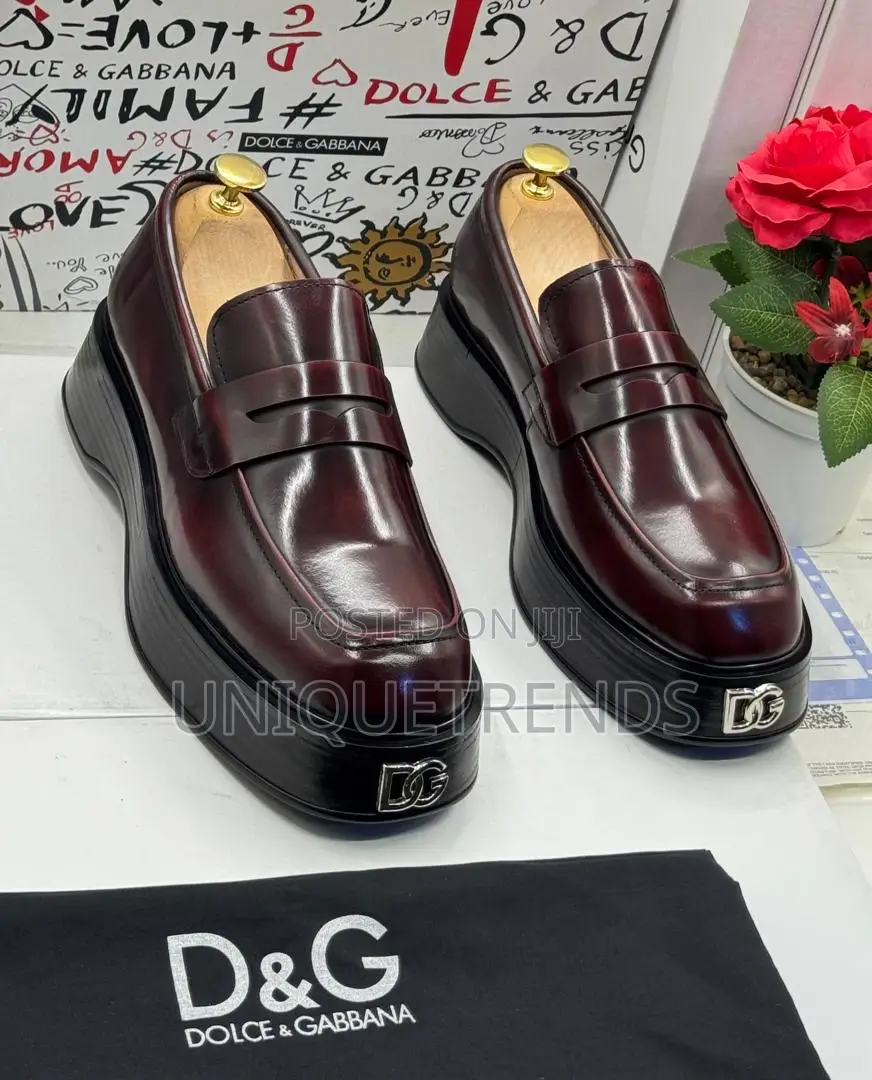 Dolce and Gabbana High Heel Shoes (Burgundy)
