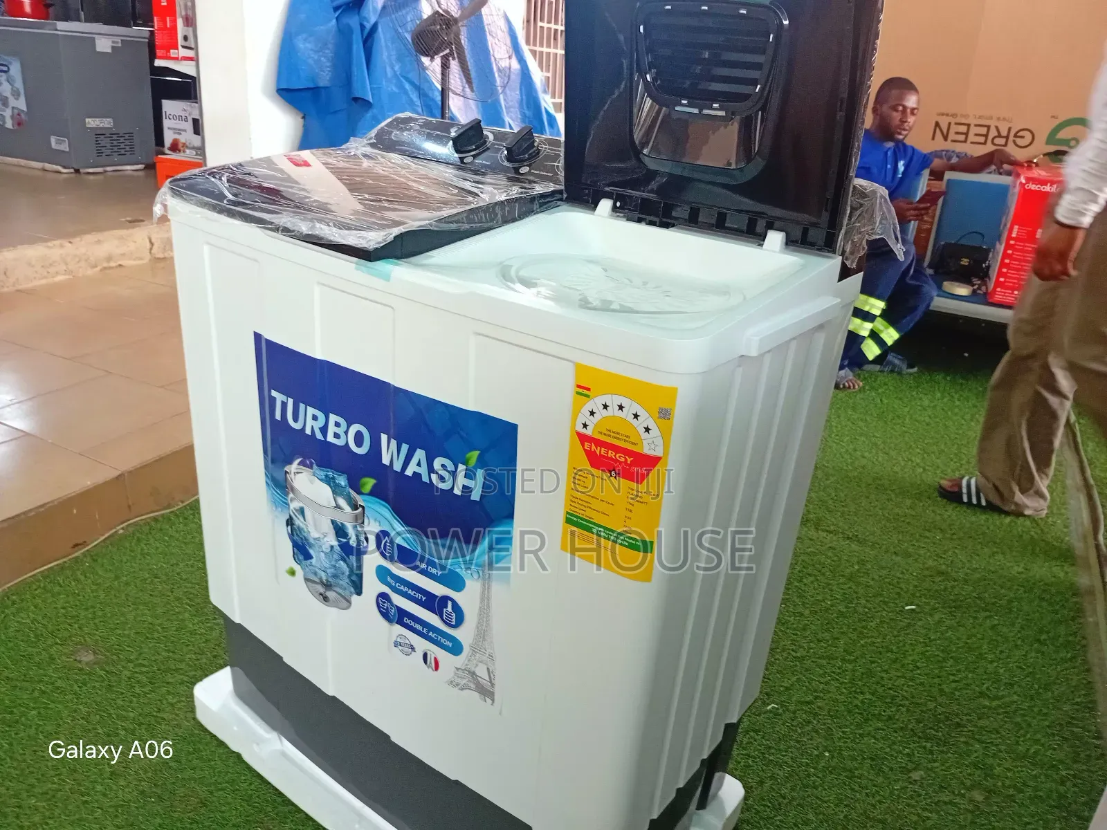 Powerful Flamino 11kg Twin Tub Washer – 6 Star