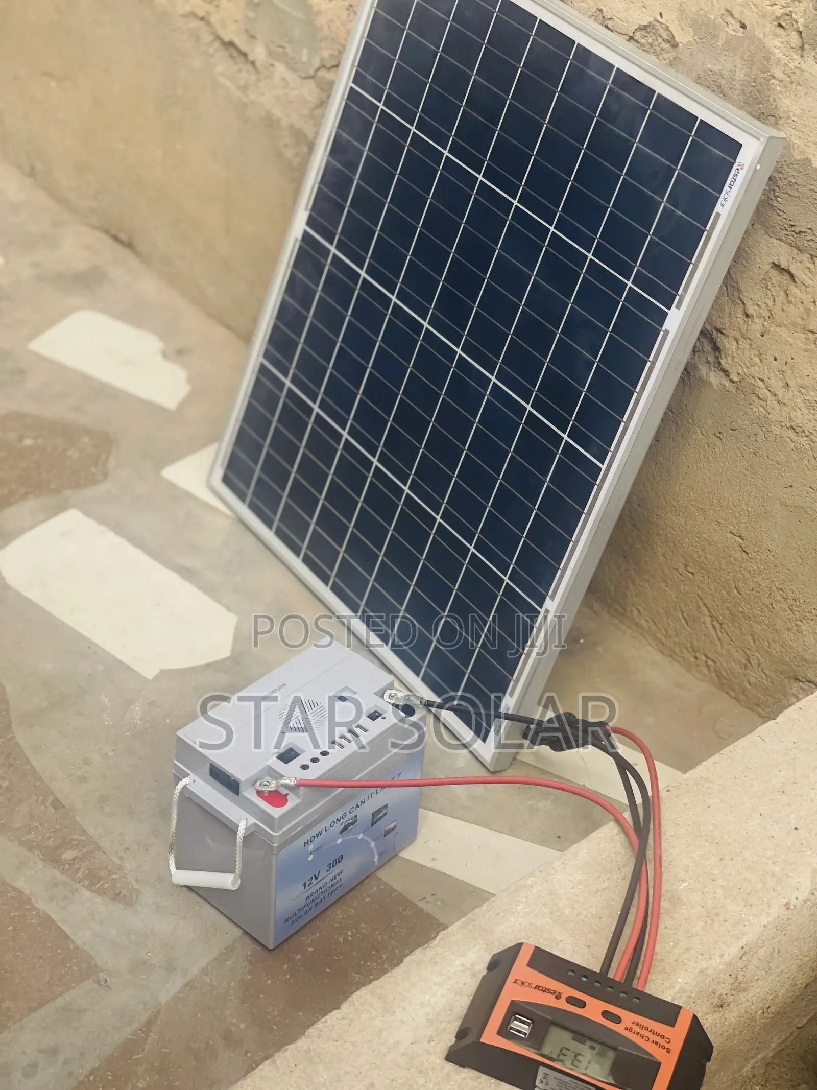 Complete Solar Set Up, Power Station , Controller Panel