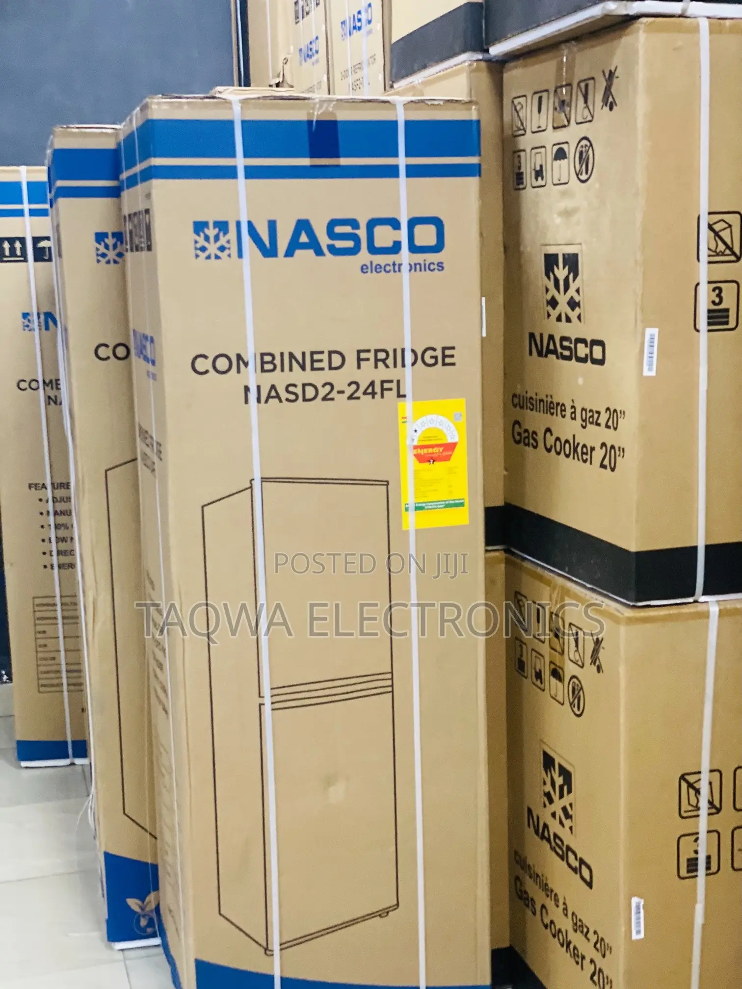 Nasco 196 L Bottom Freezer Fridge