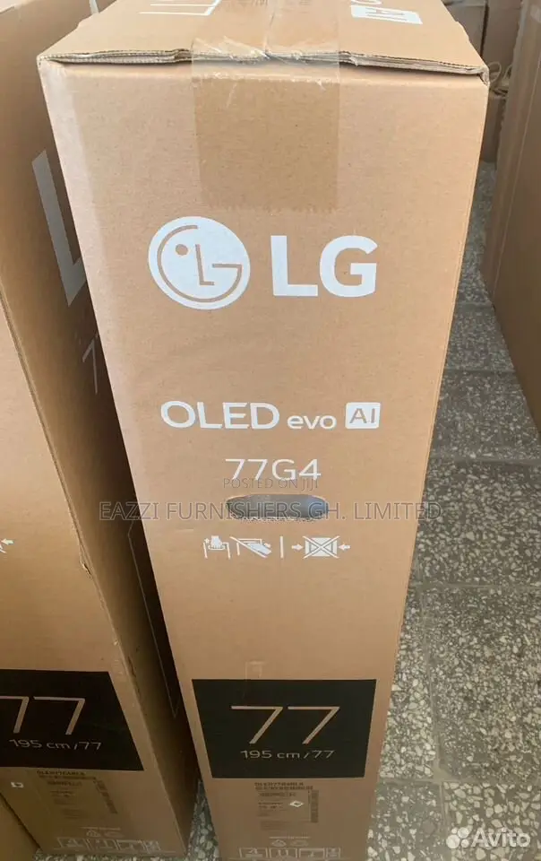 G4 / C4 Oled Lg 77 Inches With Active Uhd 144 Hz Smart Satellite Tv