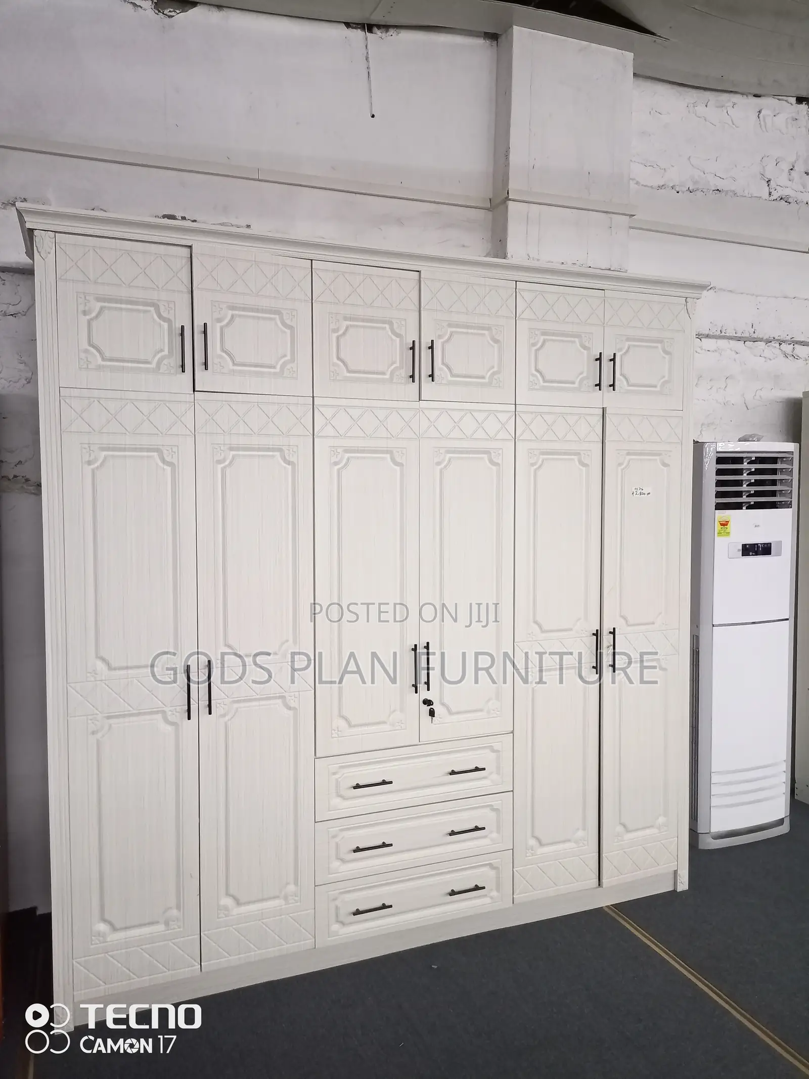 6 Doors Wooden Wardrobe