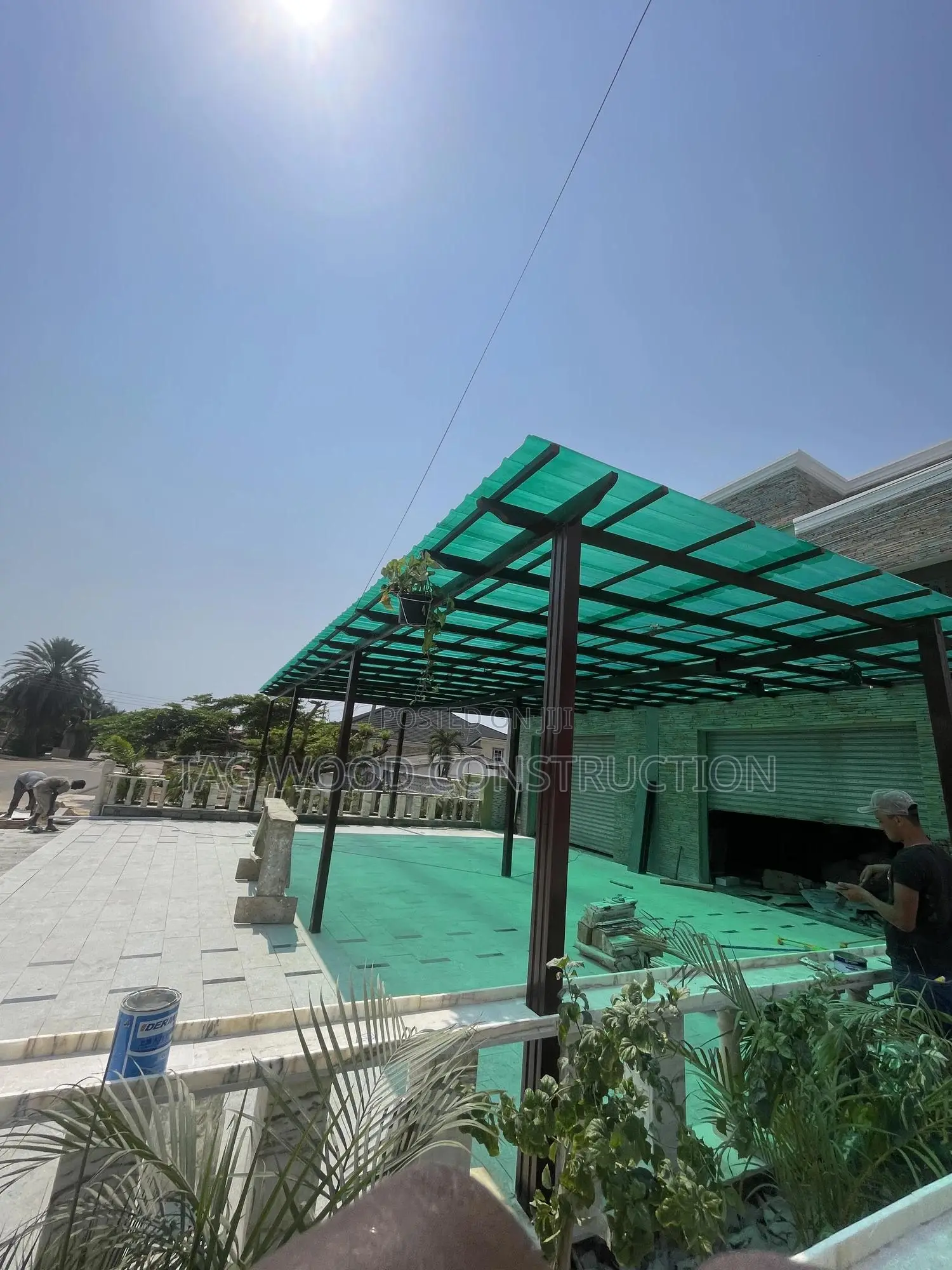 Pergola Made From Hard Wood