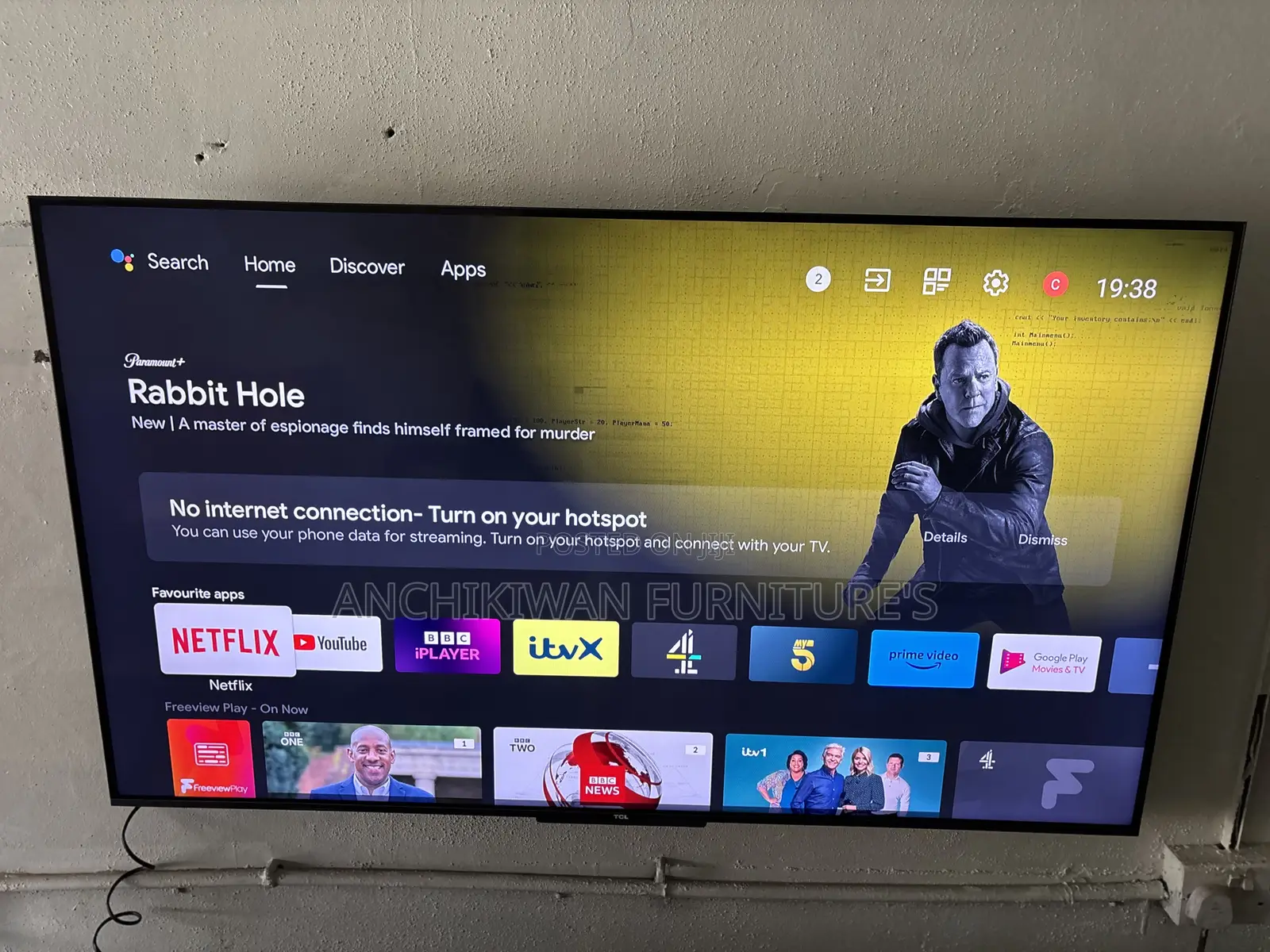 TCL Android55 Inch ,Bluetooth,Digital Satellite Cash on Delivery