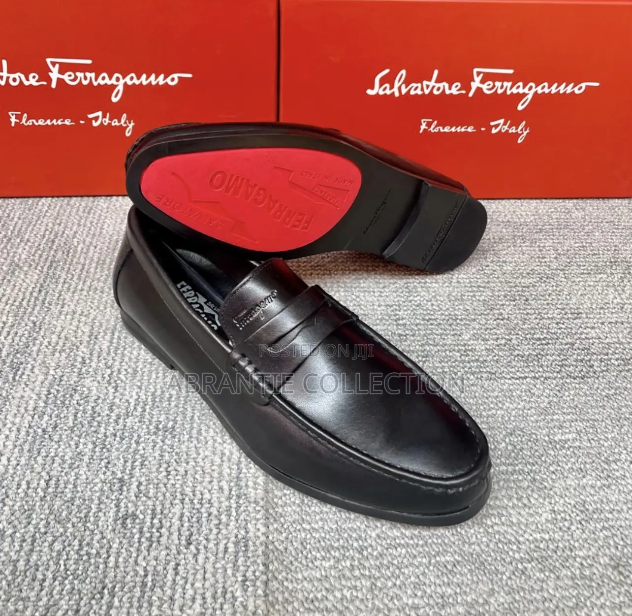 Ferragamo Black Loafers Shoes