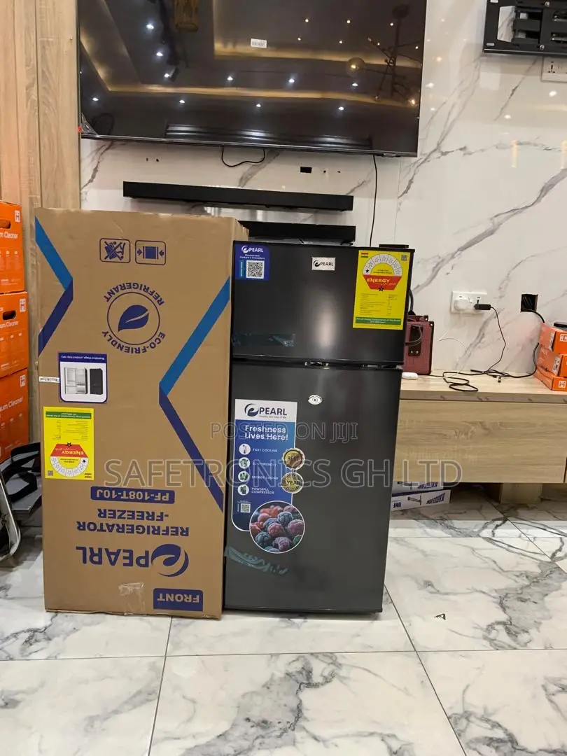 Remarkable New Pearl Grey Pf-108t-10j Top Mount Fridge