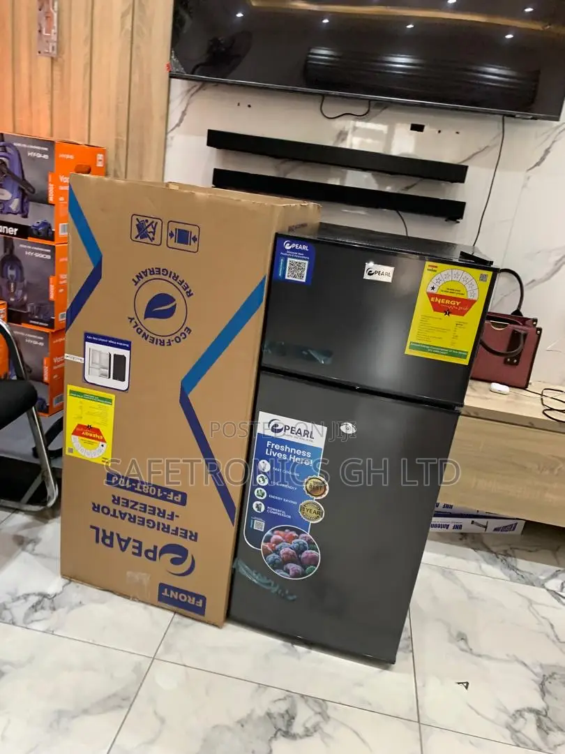 New Unique Top Mount Pearl Pf-108t-10j 2 Doors Refrigerator