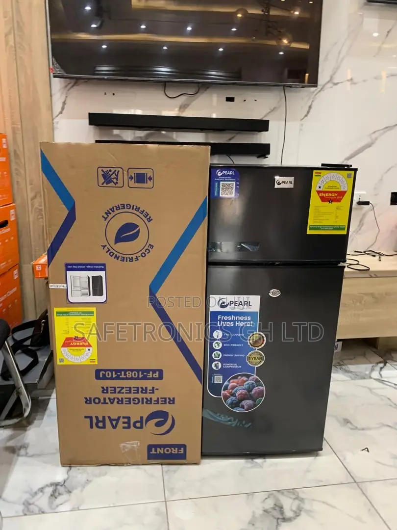 Just Purchase New Top Mount Pearl Pf-108t-10j Refrigerator Grey
