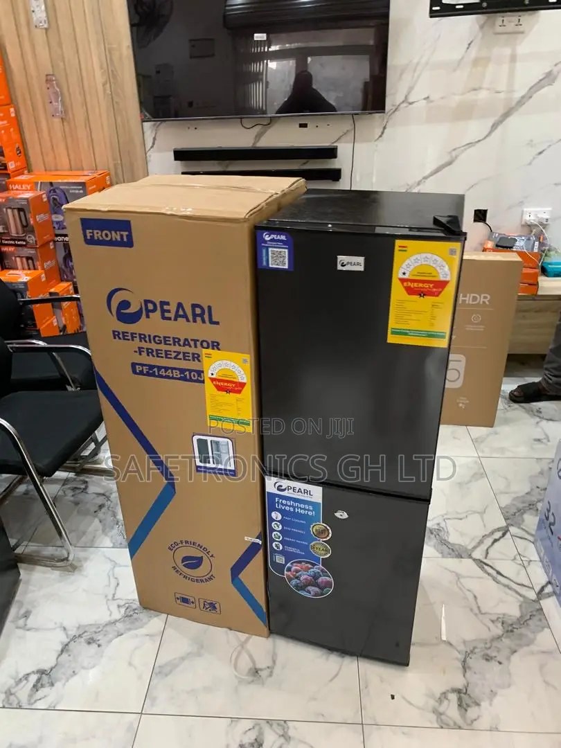 New Peaceful 126l Pearl Pf-144b-10j Bottom Mount Refrigerator