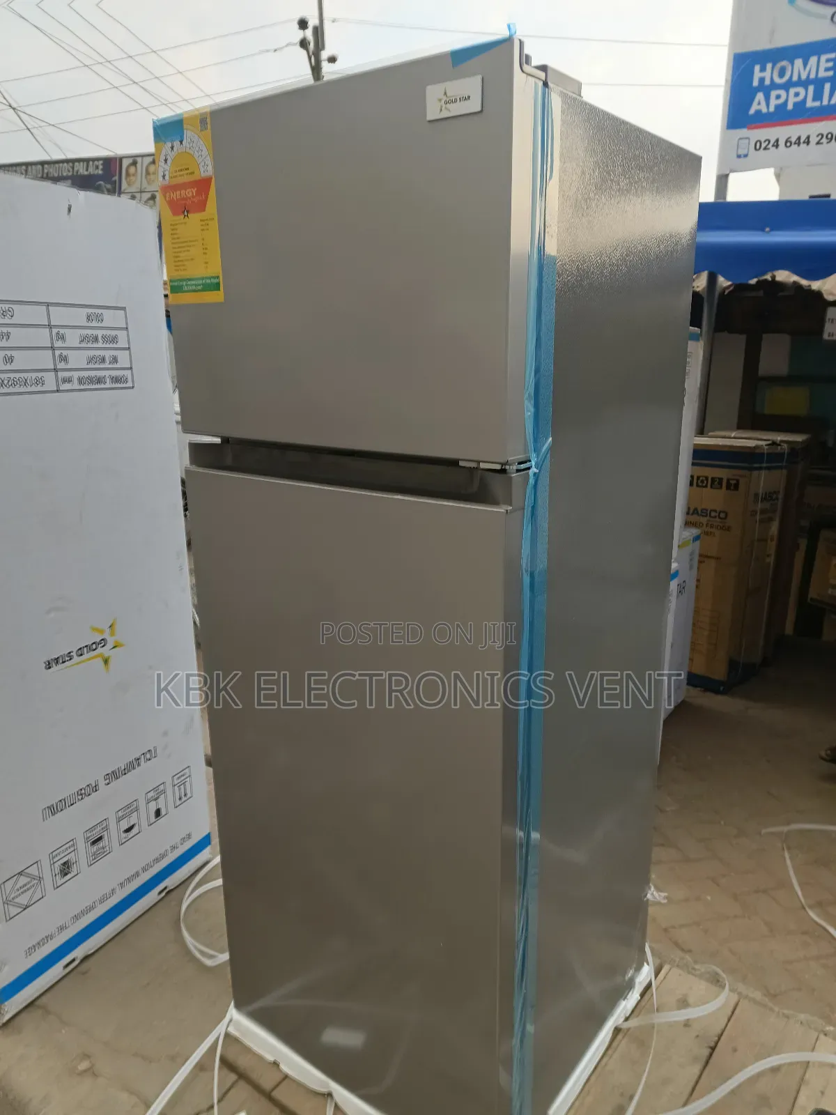 Goldstar 210liter(3stars) Double Door Refrigerator
