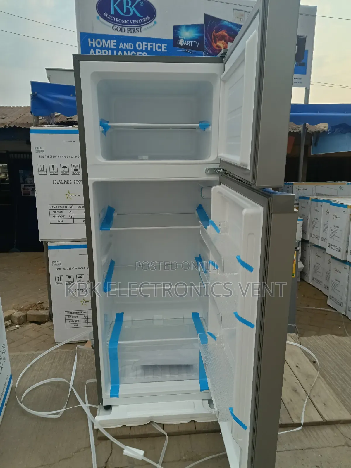 Goldstar 210liter(3stars) Double Door Refrigerator