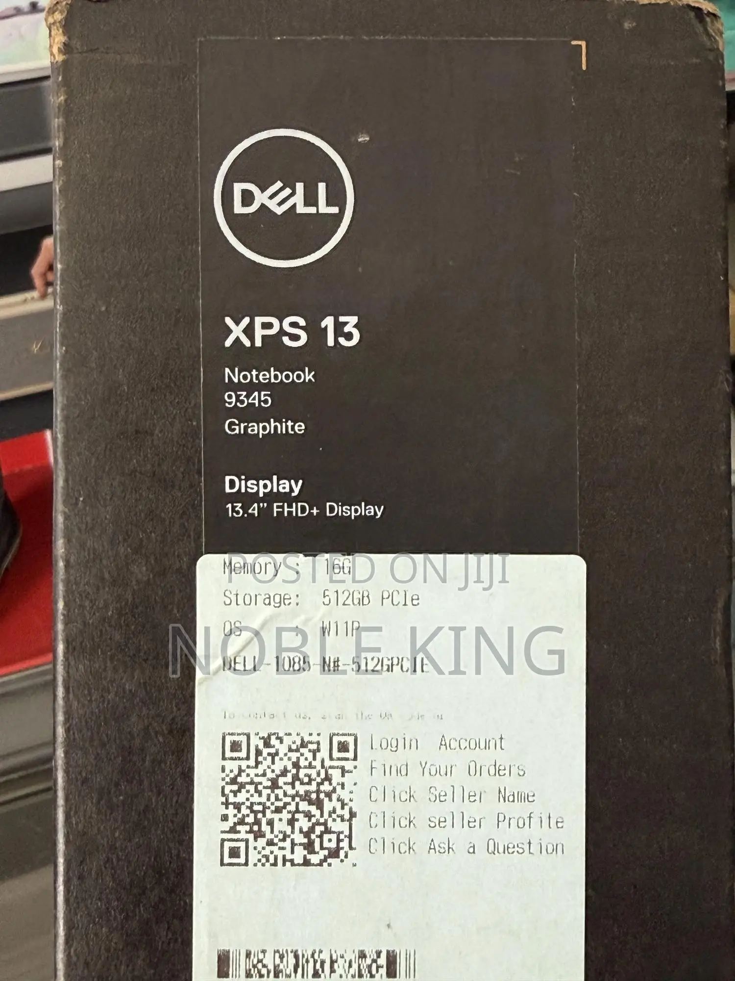 New Laptop Dell XPS 13 (9343) 16GB Qualcomm Snapdragon X Plus SSD 512GB