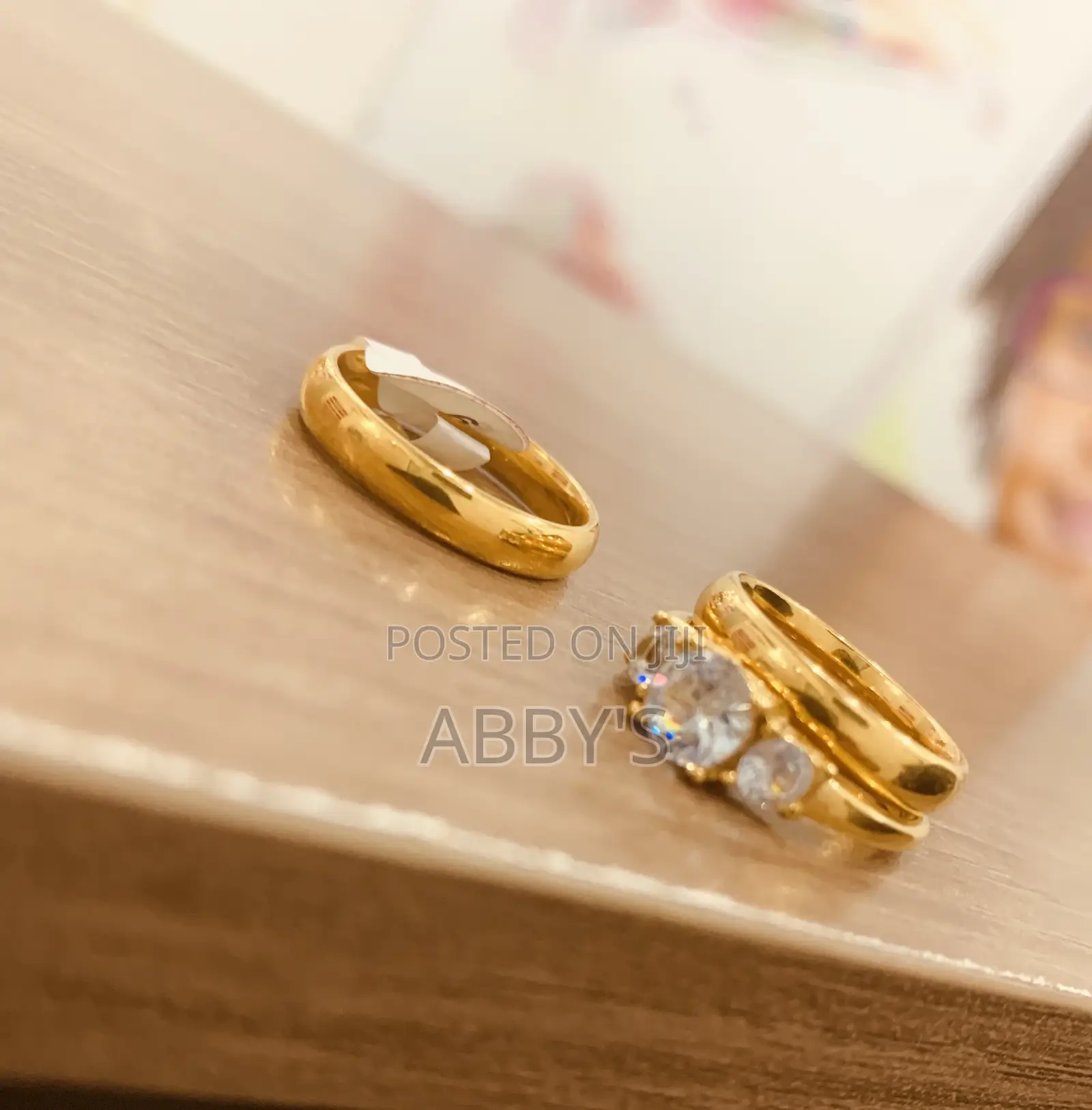 Zirconia Three Set Wedding Ring