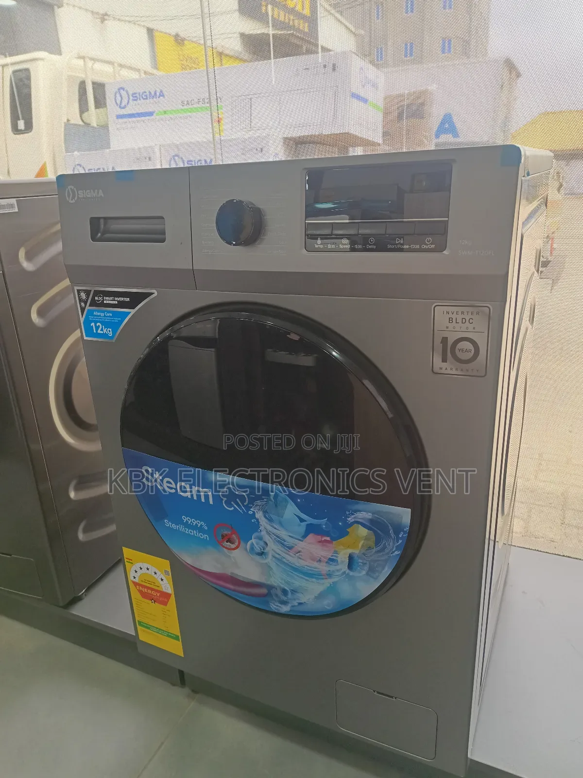 Sigma 12kg Front Load Full Automatic Washing Machine