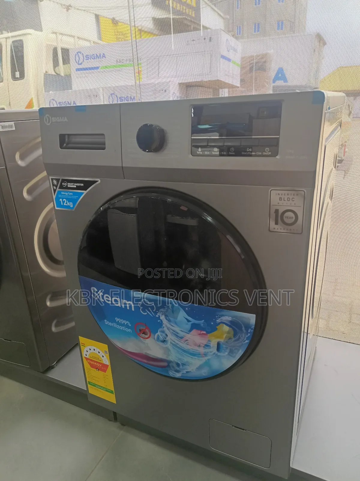 Sigma 12kg Front Load Full Automatic Washing Machine