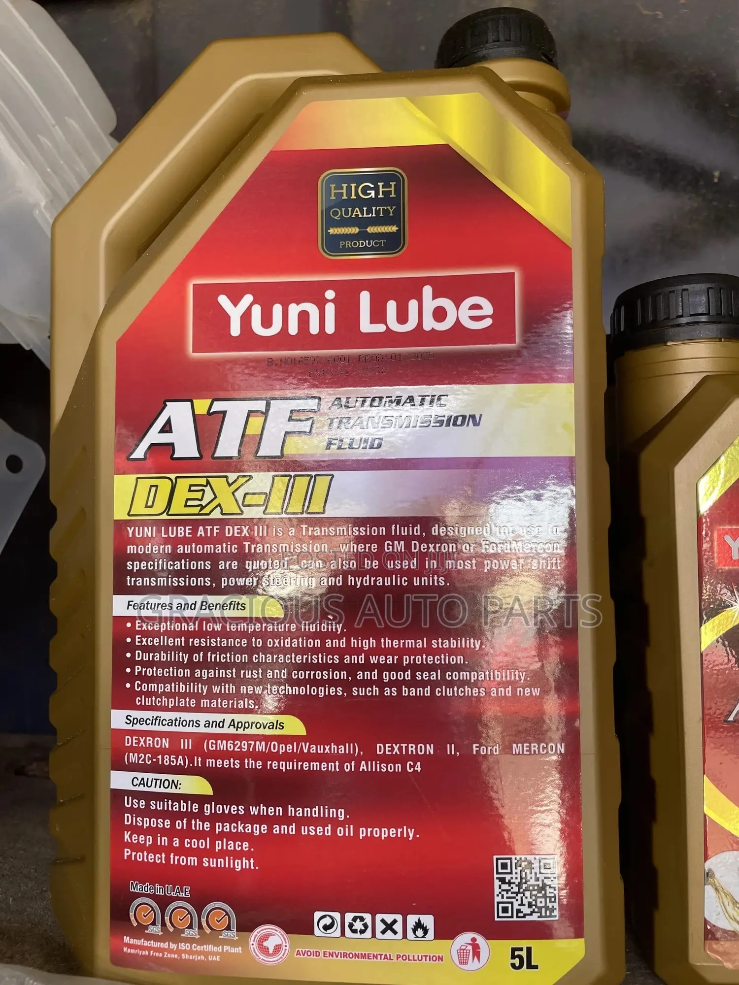 Yuni Lube Atf Dex Iii
