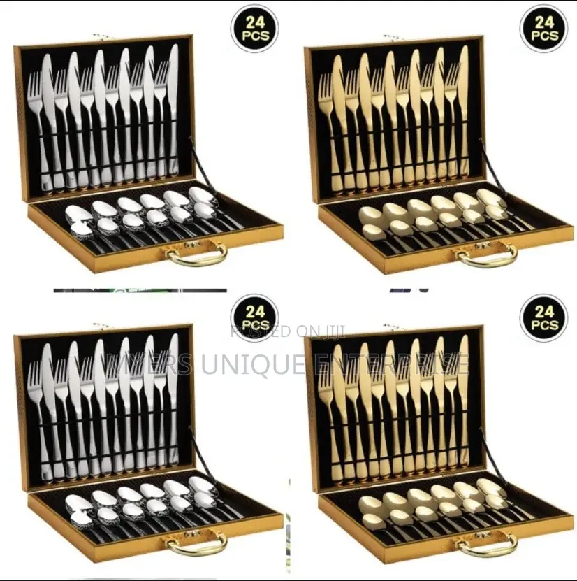 24pcs Cutlery Set With Case