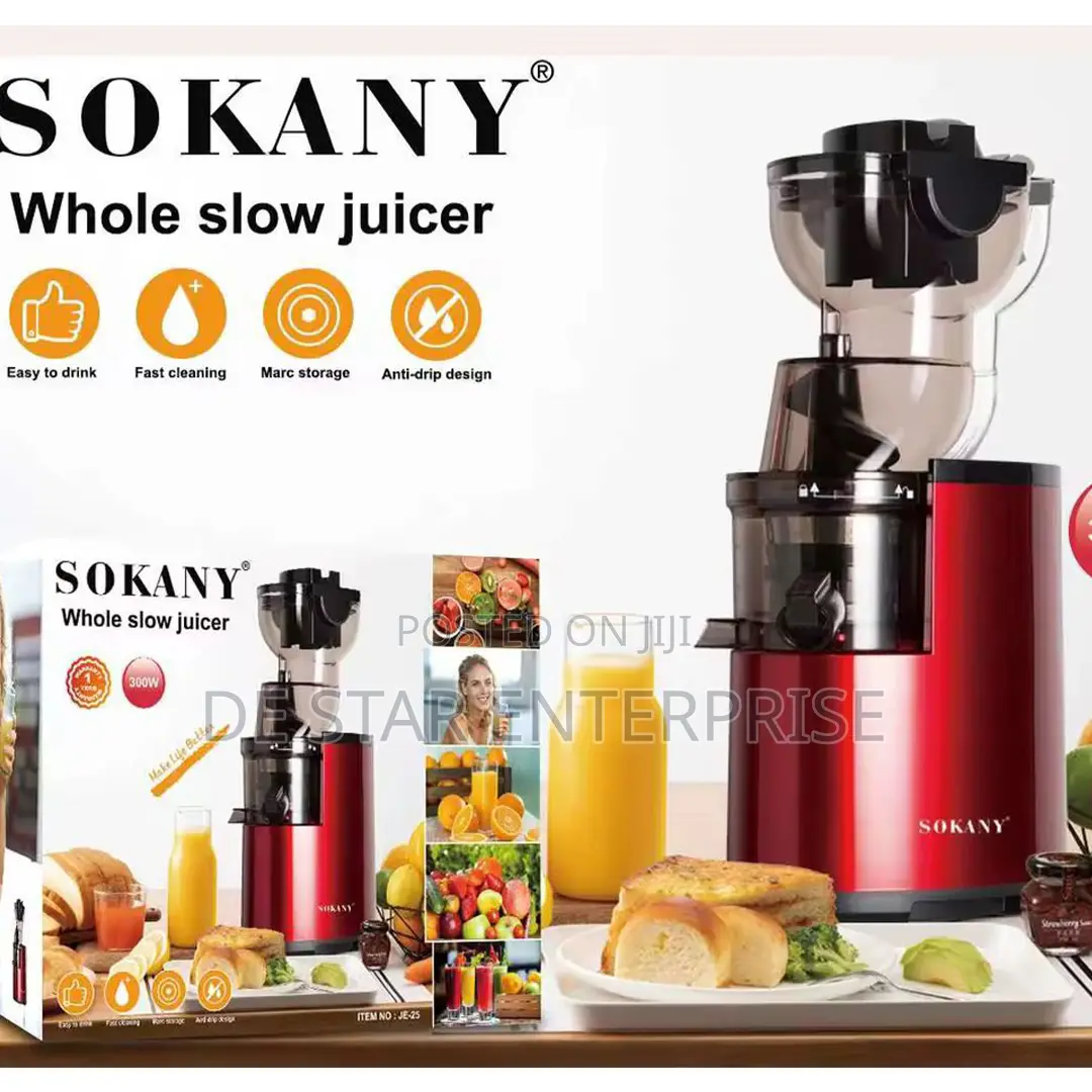 Get Healthy With Sokany 300w Slow Juicer