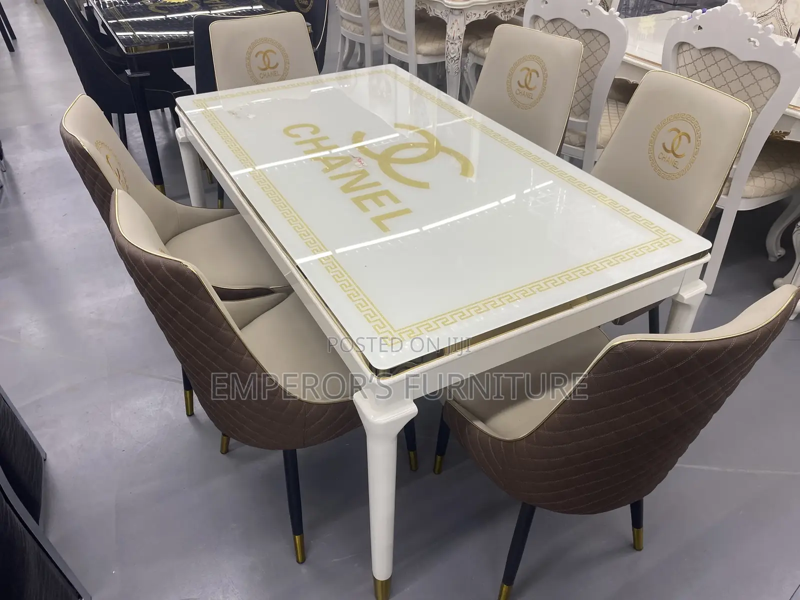 Quality Modern Glossy Dining Set