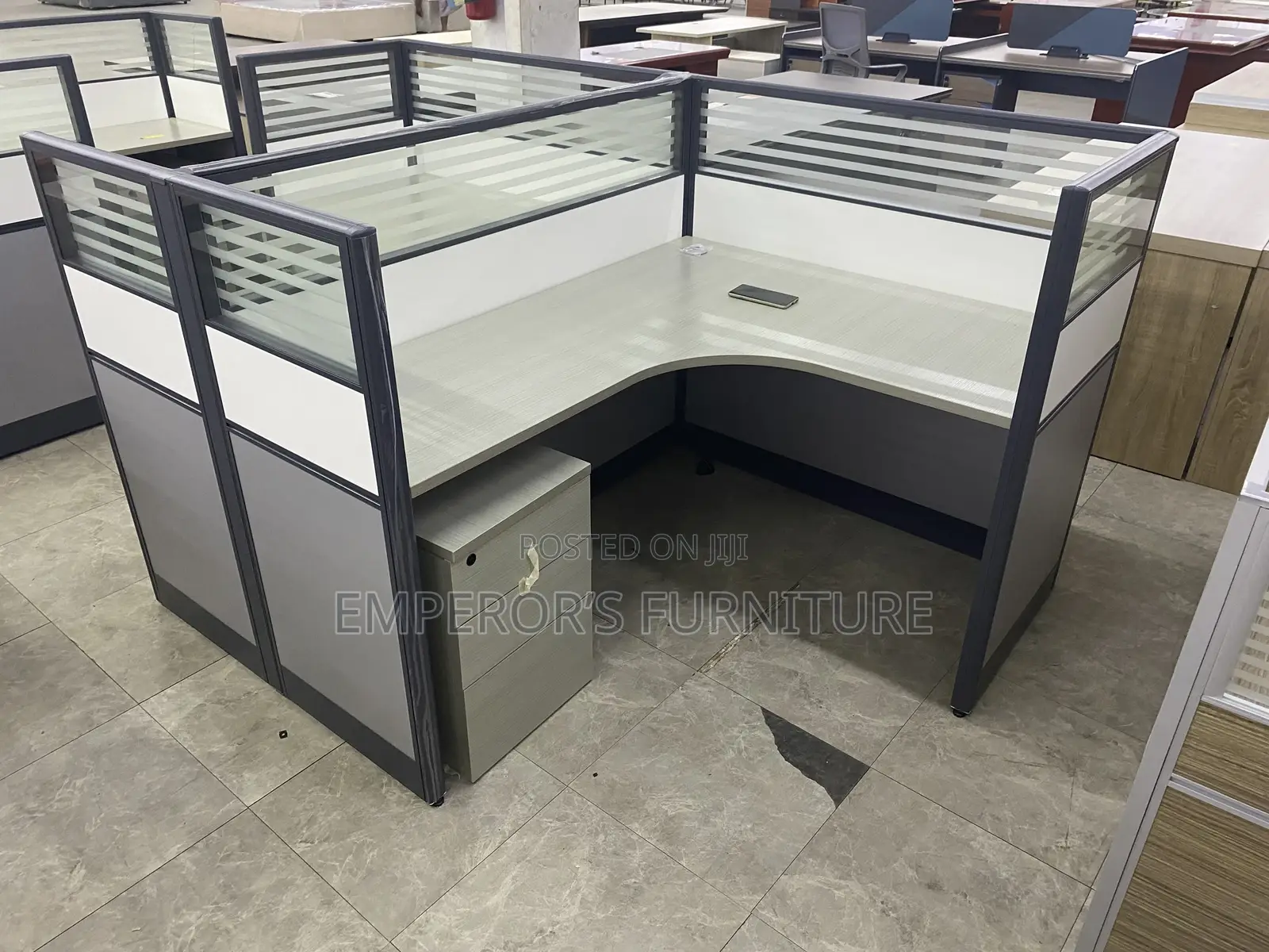 Modern Side by Side Two in One Workstation
