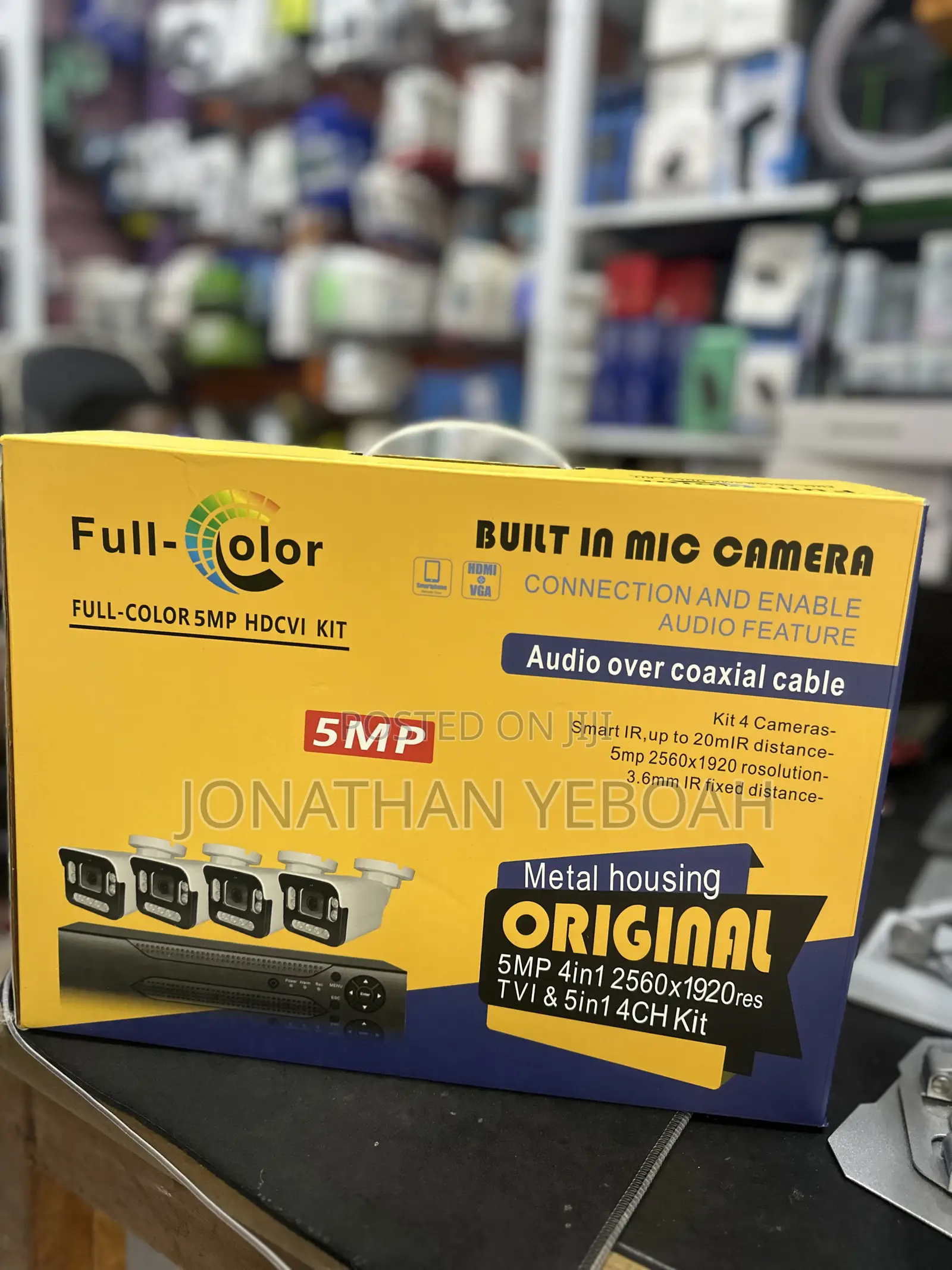 Full Color 4 Channels CCTV Camera 5mp