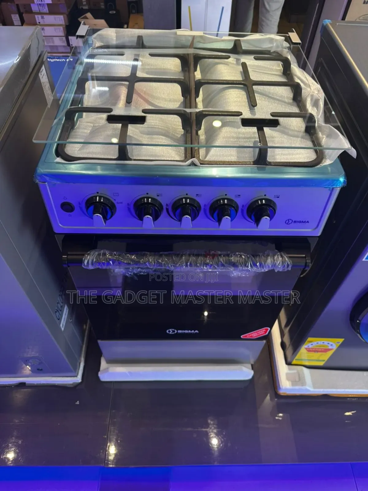 Sigma Stainless 4 Burner Gas Cooker