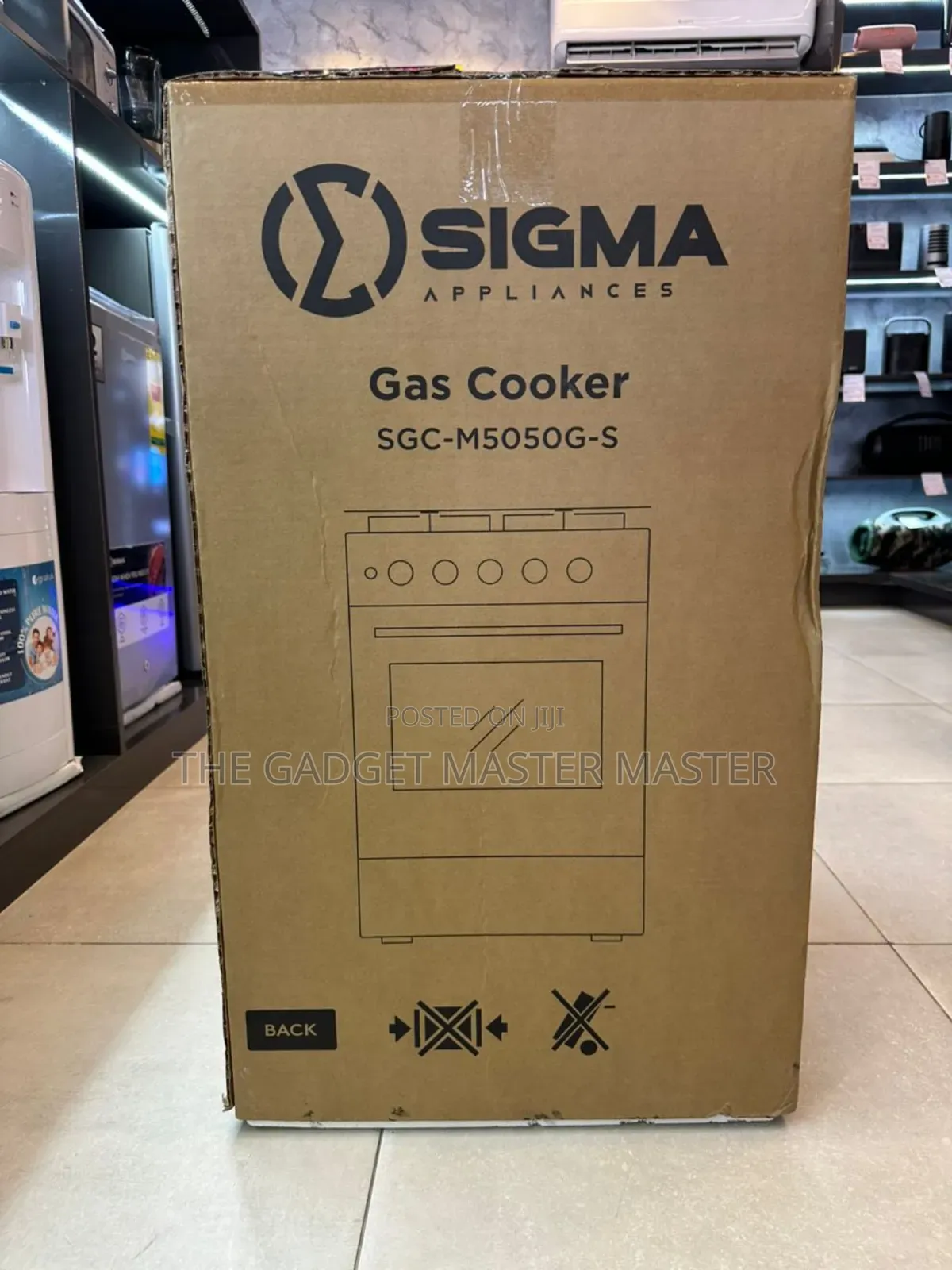 Sigma Stainless 4 Burner Gas Cooker