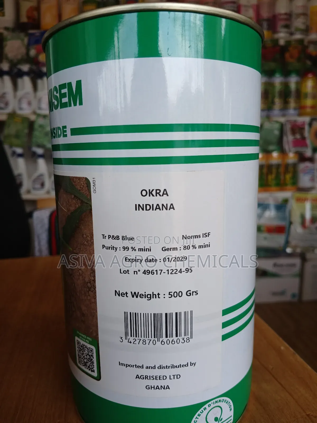 Okra/Okro Seeds 500grams