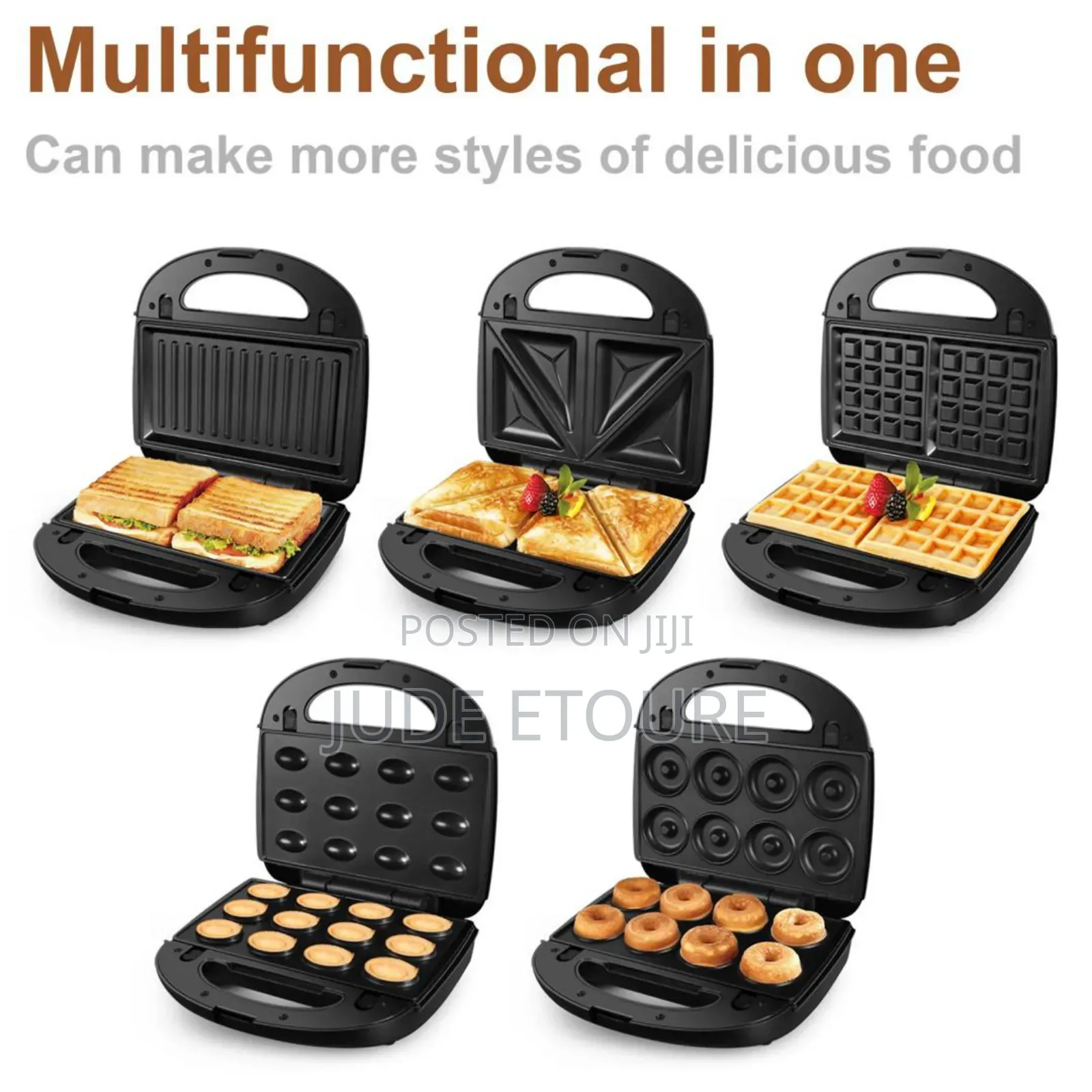 Multi Functional Sandwich Maker