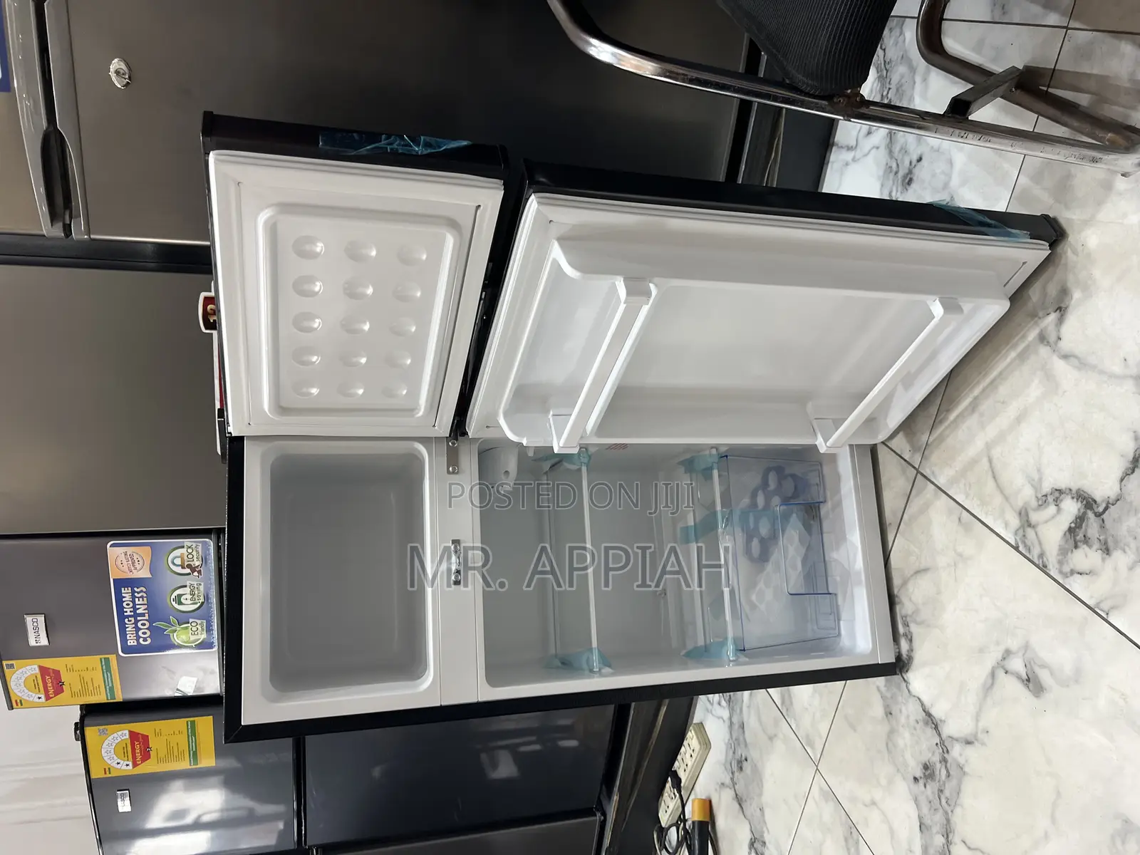 High Efficient Pearl Pf -108t -10j Double Door Electric Fridge.