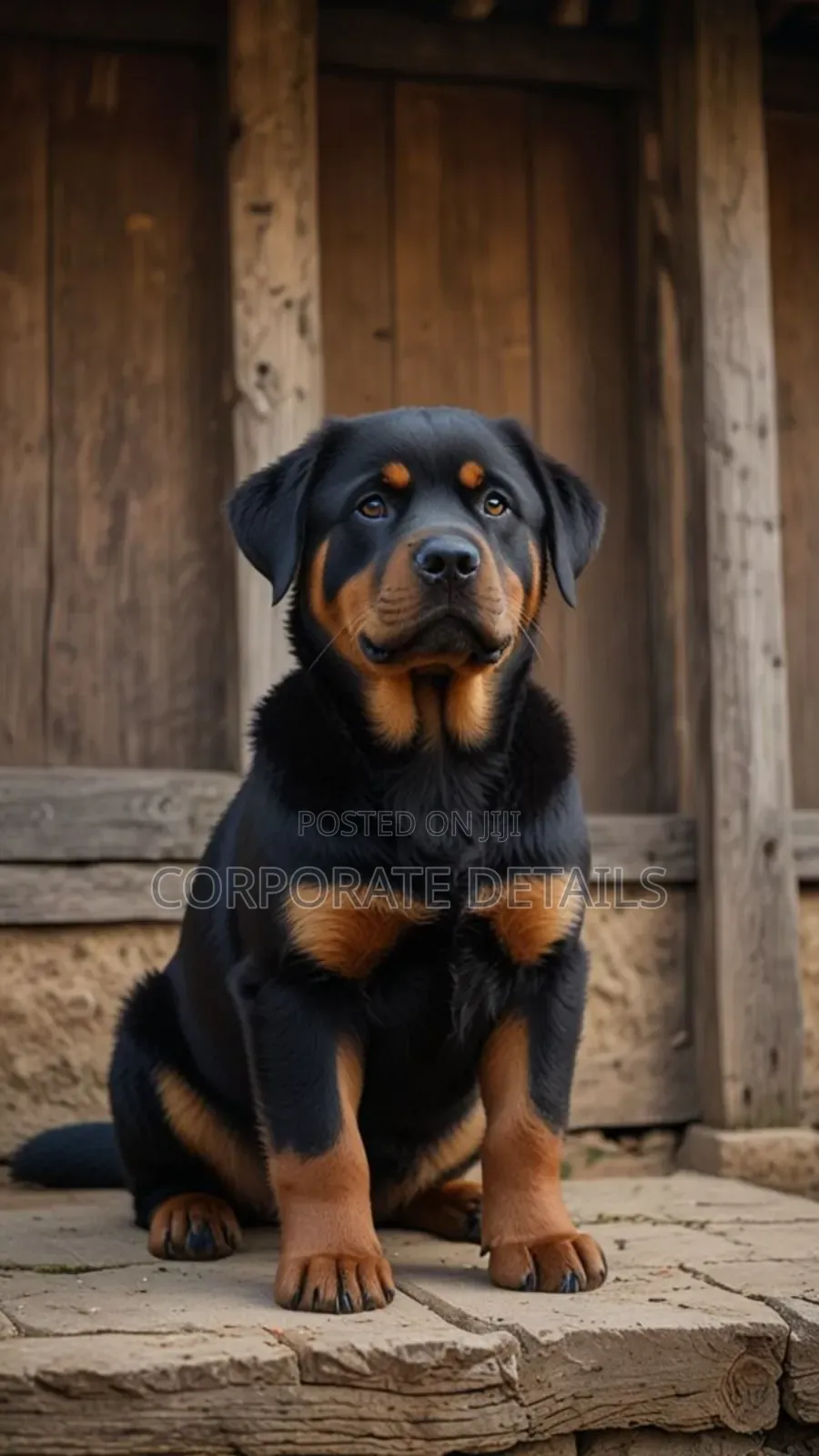 6-12 months Male Purebred Rottweiler
