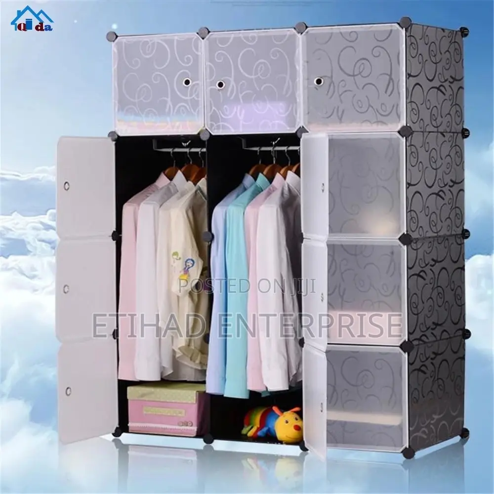 12 Cubes Plastic Wardrobe