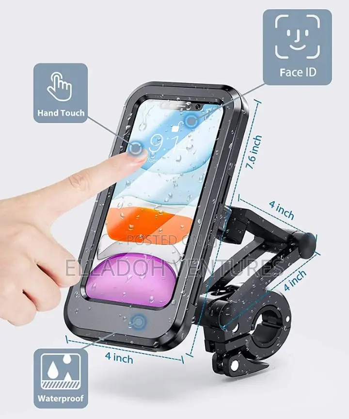 Waterproof Bicycle Motorcycle Phone Holder