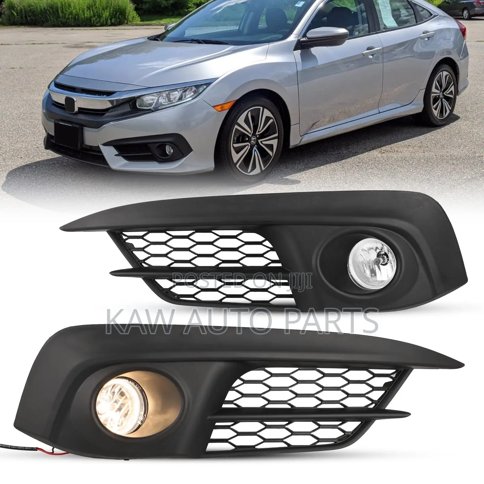 2016,2017,2018,2019,2020,2021 Foglight Cover For Honda Civic