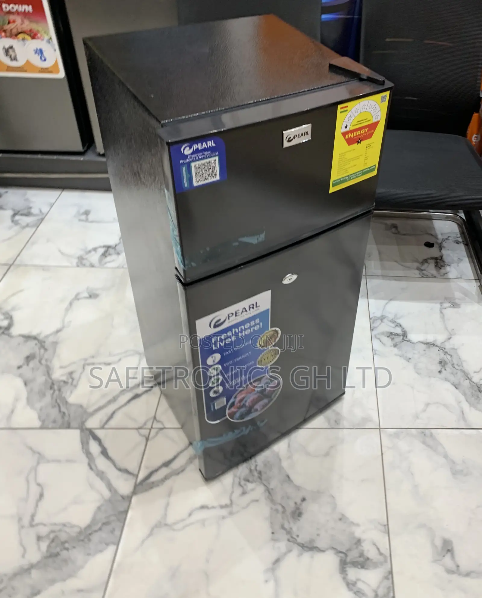 Highly Recommend Pf-108t-10j Top Mount Grey Pearl Electric Fridge