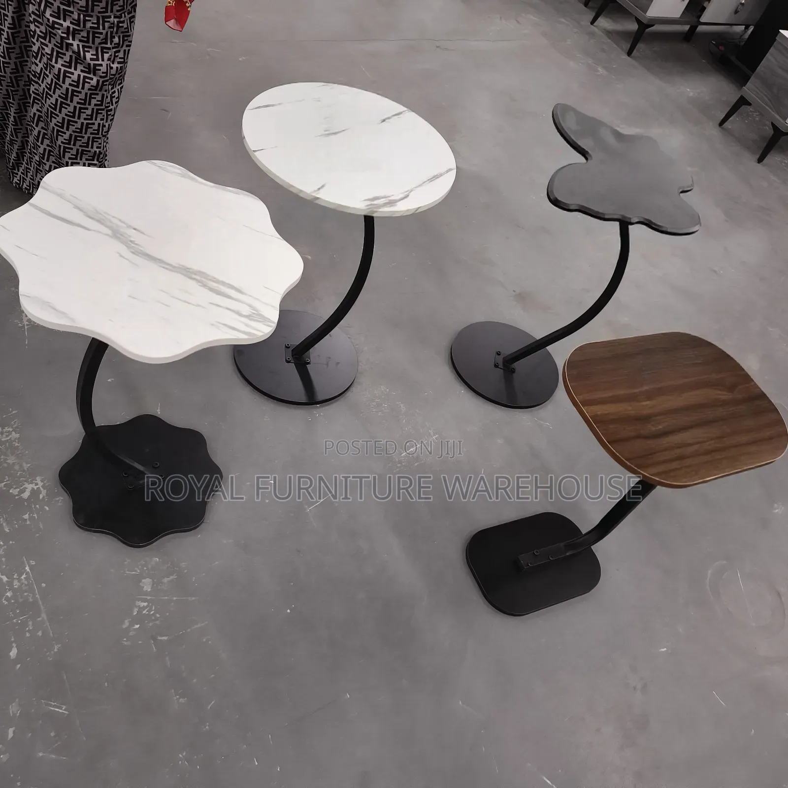 Organic-Shaped Side Tables