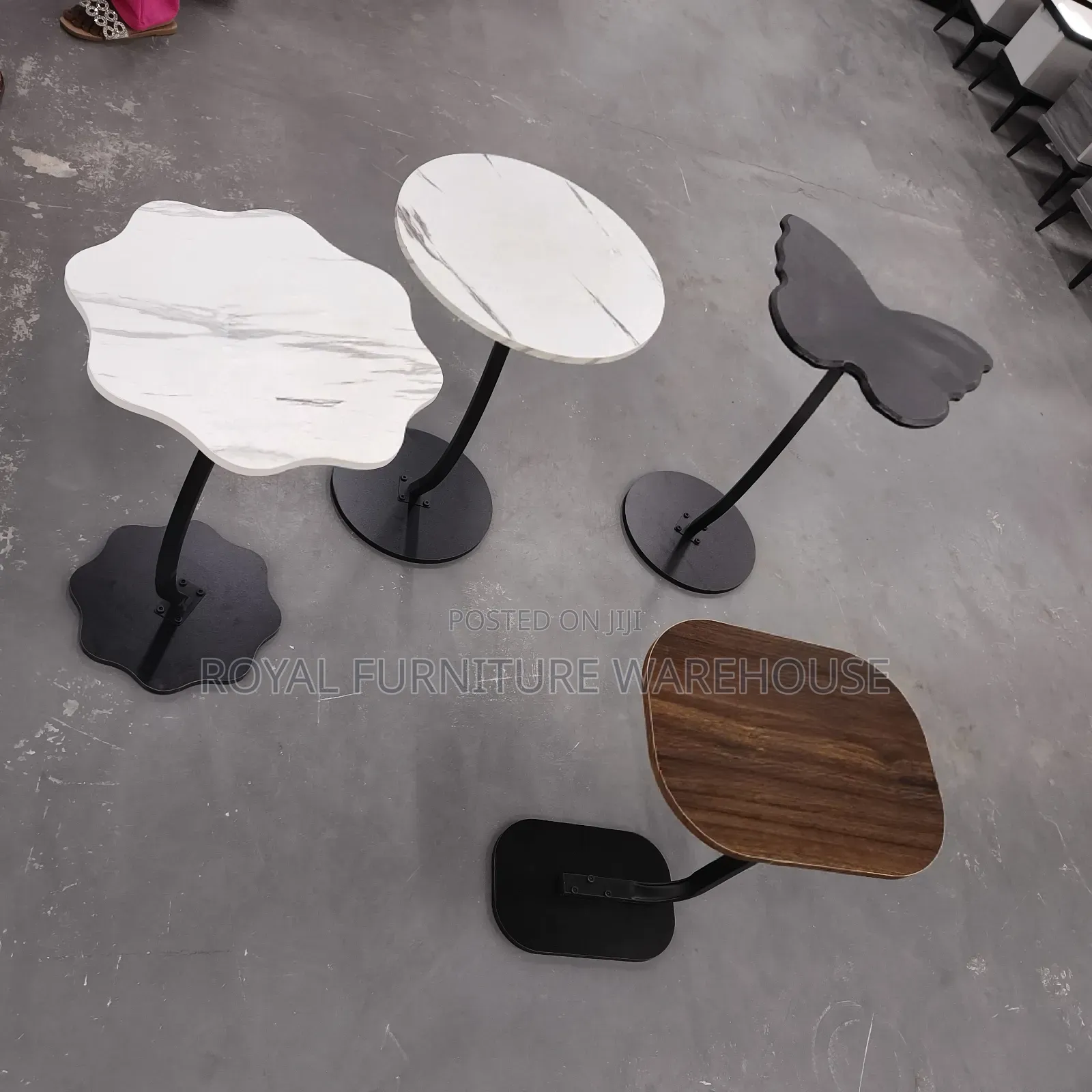 Organic-Shaped Side Tables