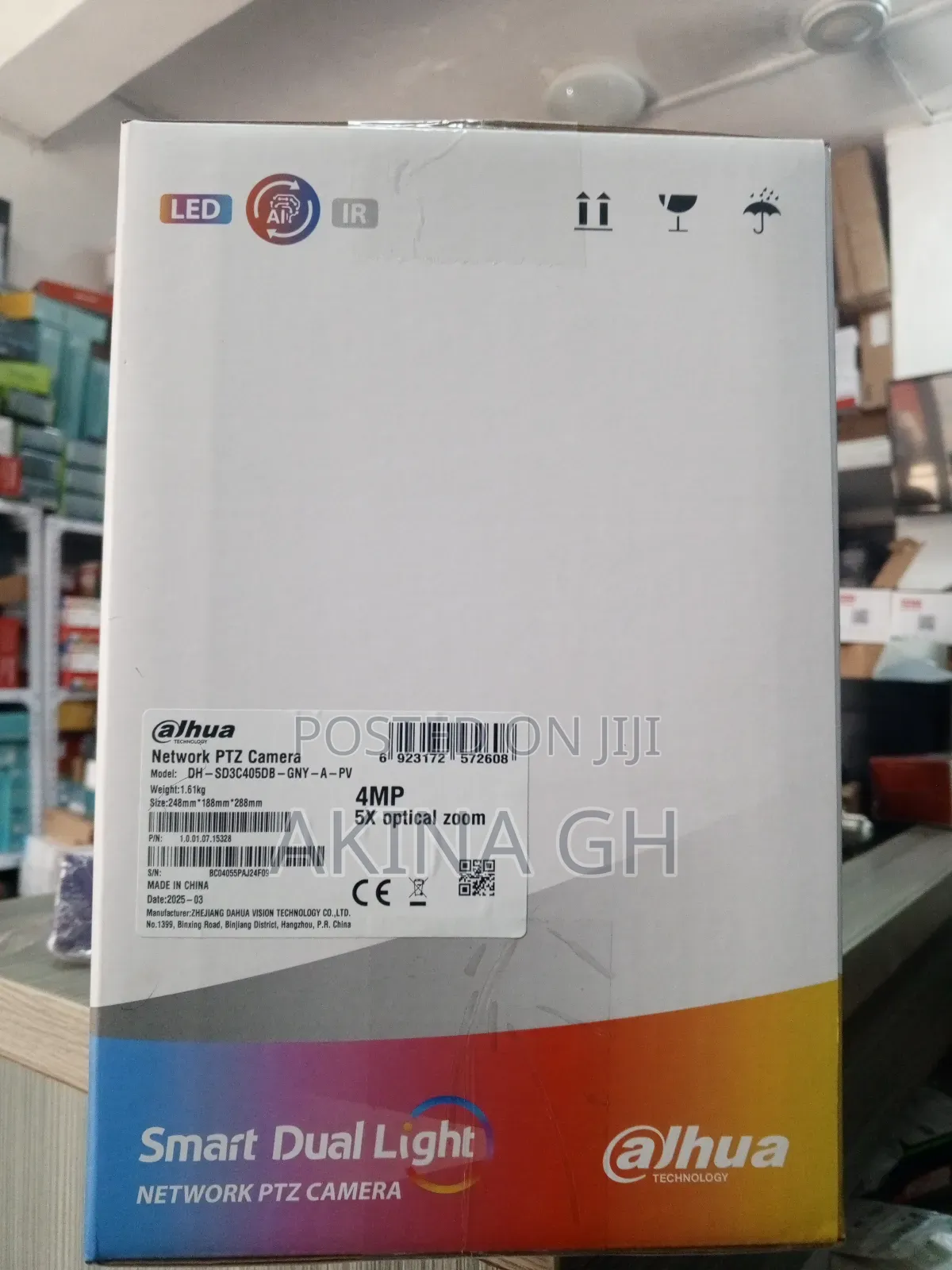 Smart Dual Light Network PTZ Camera 4mp (Dh-Sd3c405db-Gny-a-Pv)