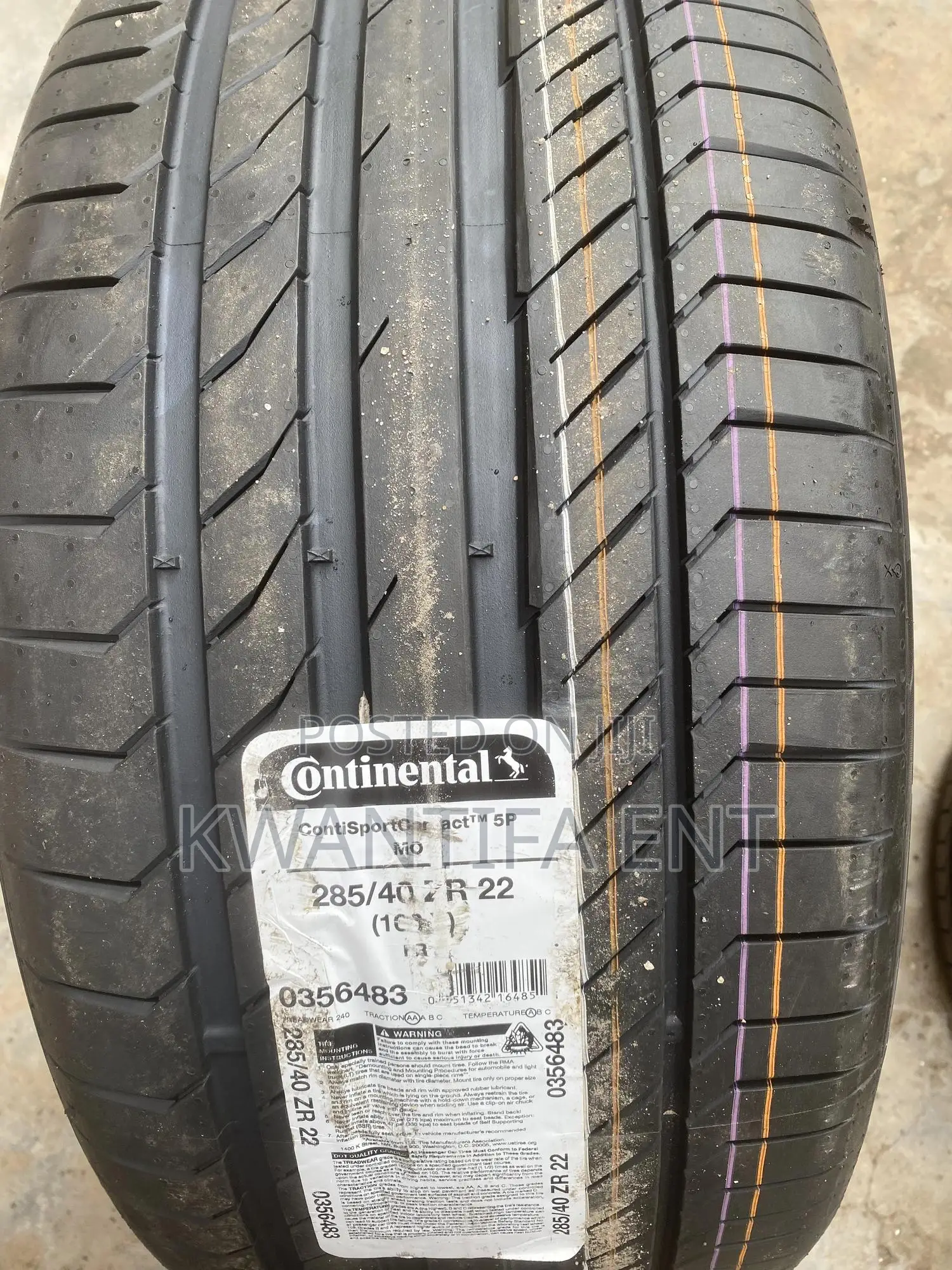 285/40r22 Continental, Pirelli, Michelin