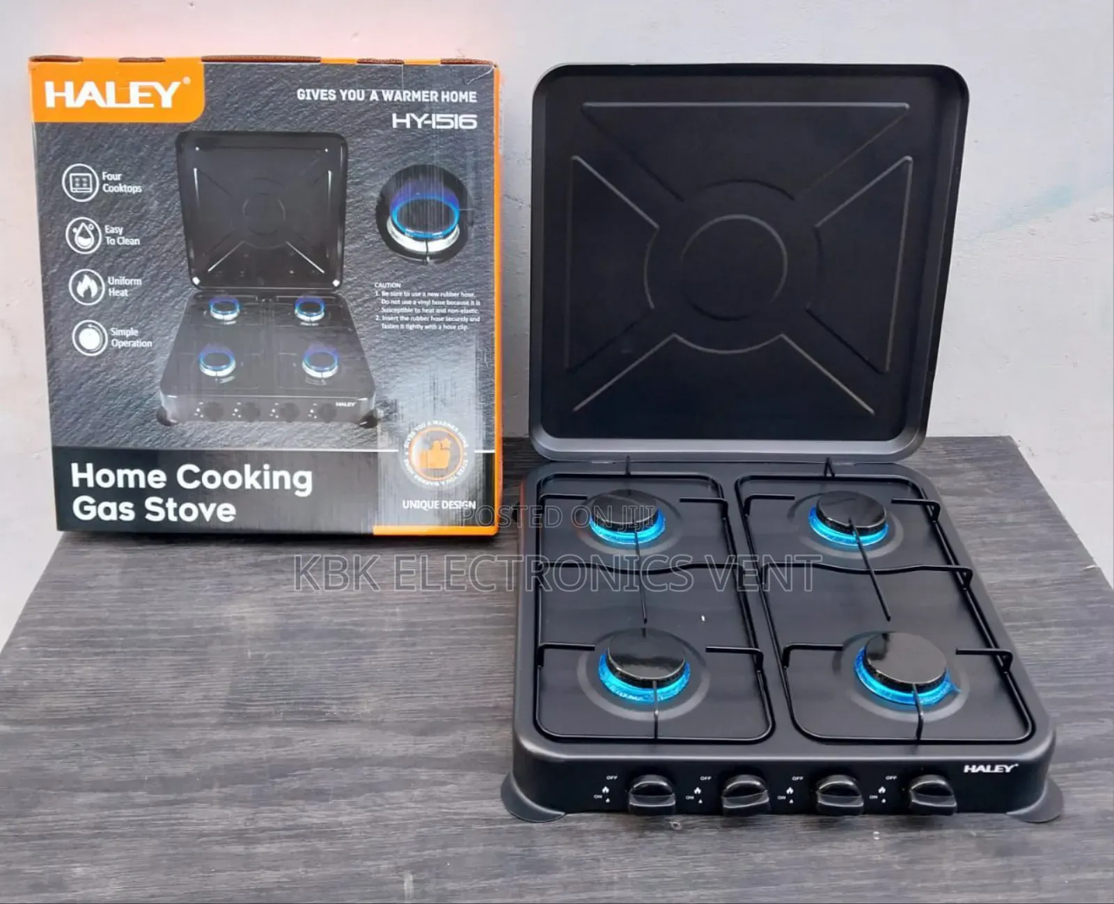 Haley 4burner Gas Cooker Stove