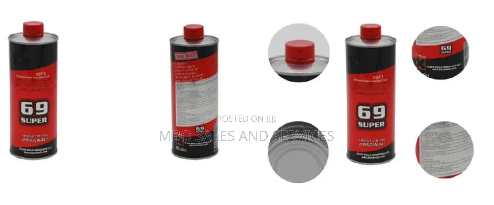 Black Bulls Dot 3 Synthetic Brake and Clutch Fluid