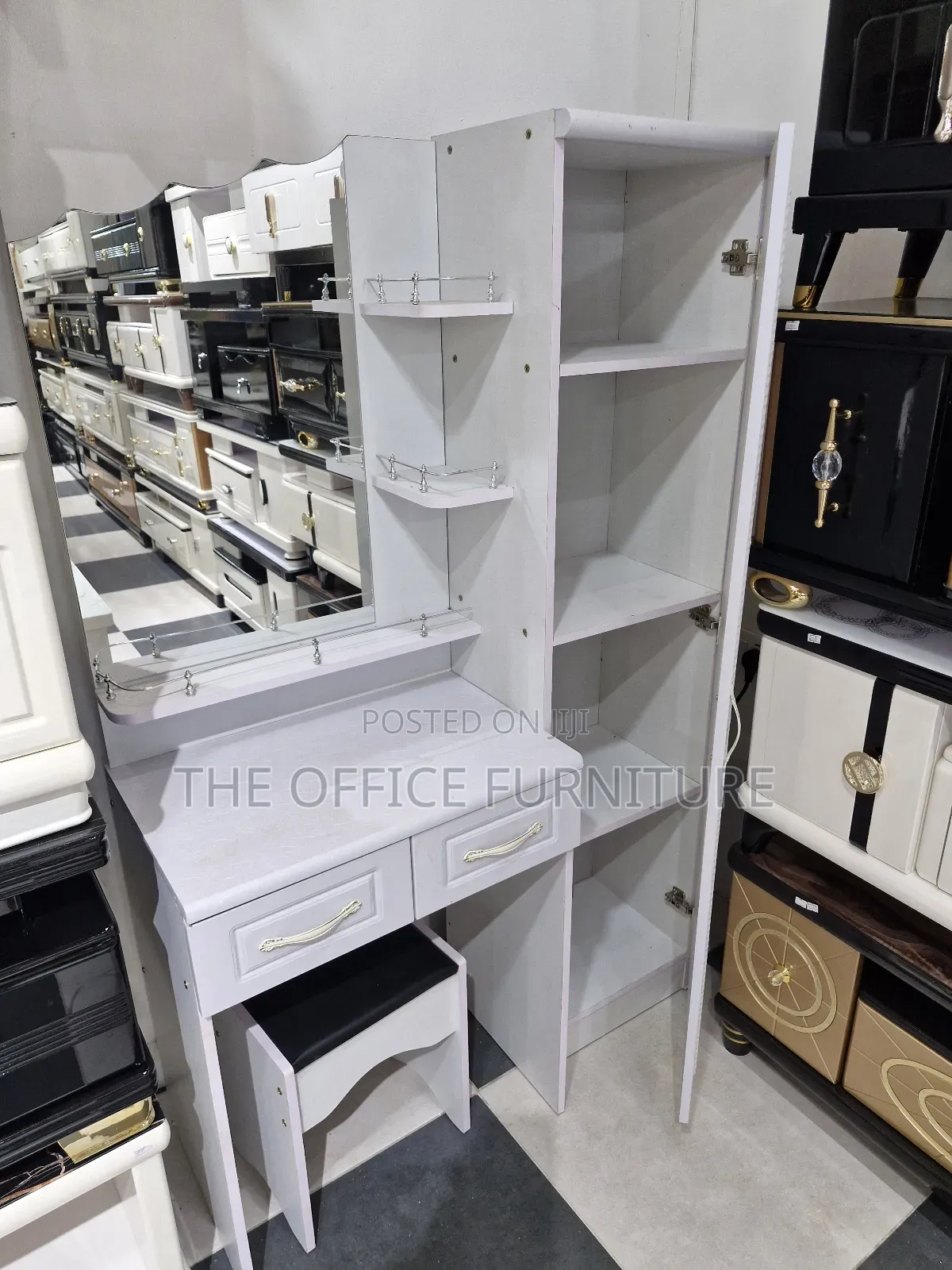 White Dressing Mirror