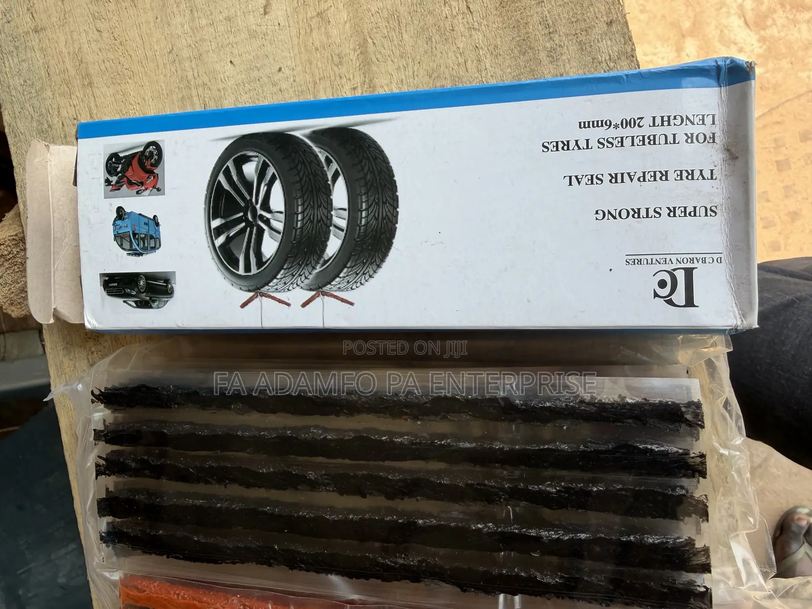 30 PCS Tubeless Tire Repair Strips Wheel Puncture Seal Strips