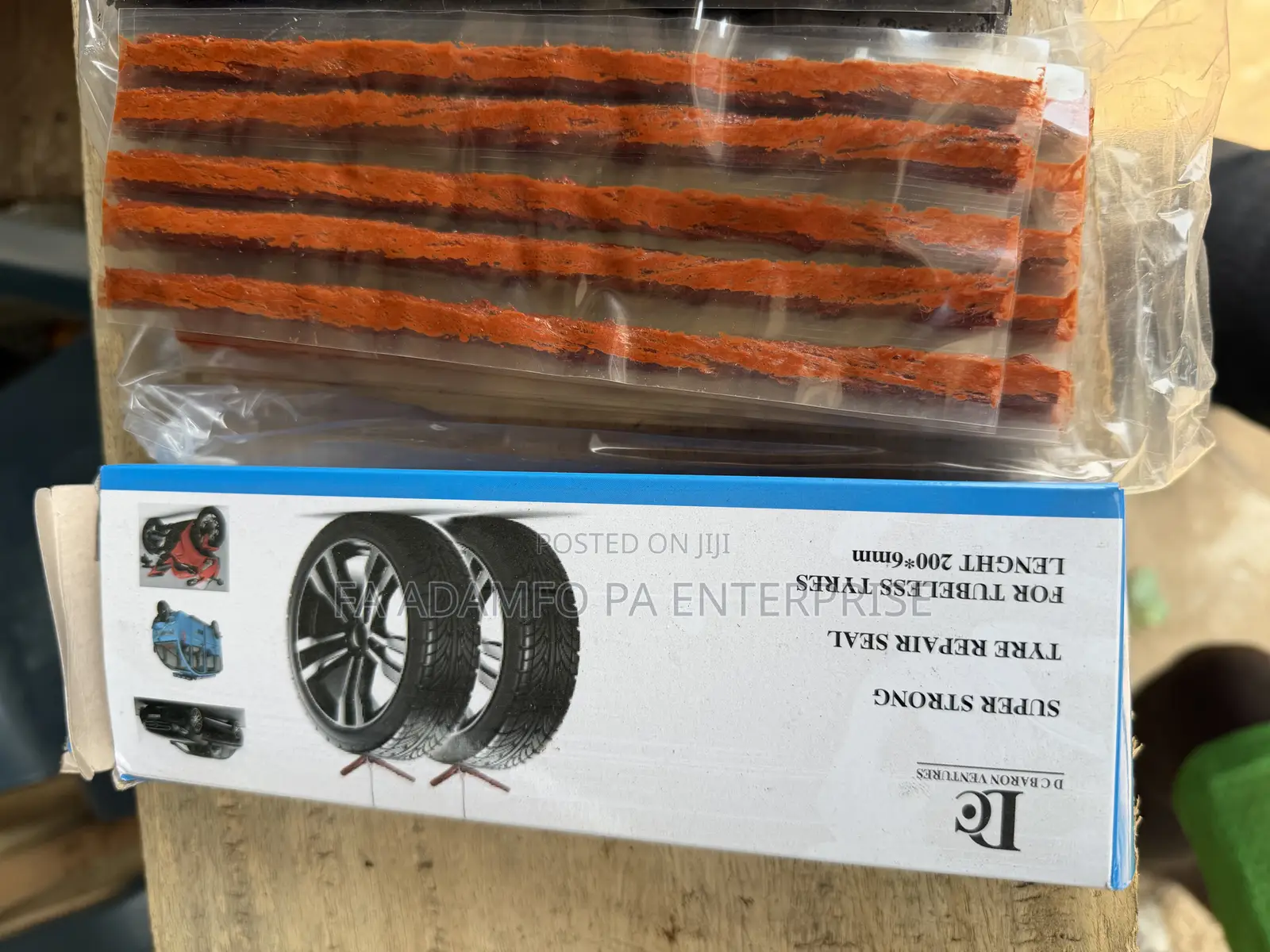30 PCS Tubeless Tire Repair Strips Wheel Puncture Seal Strips