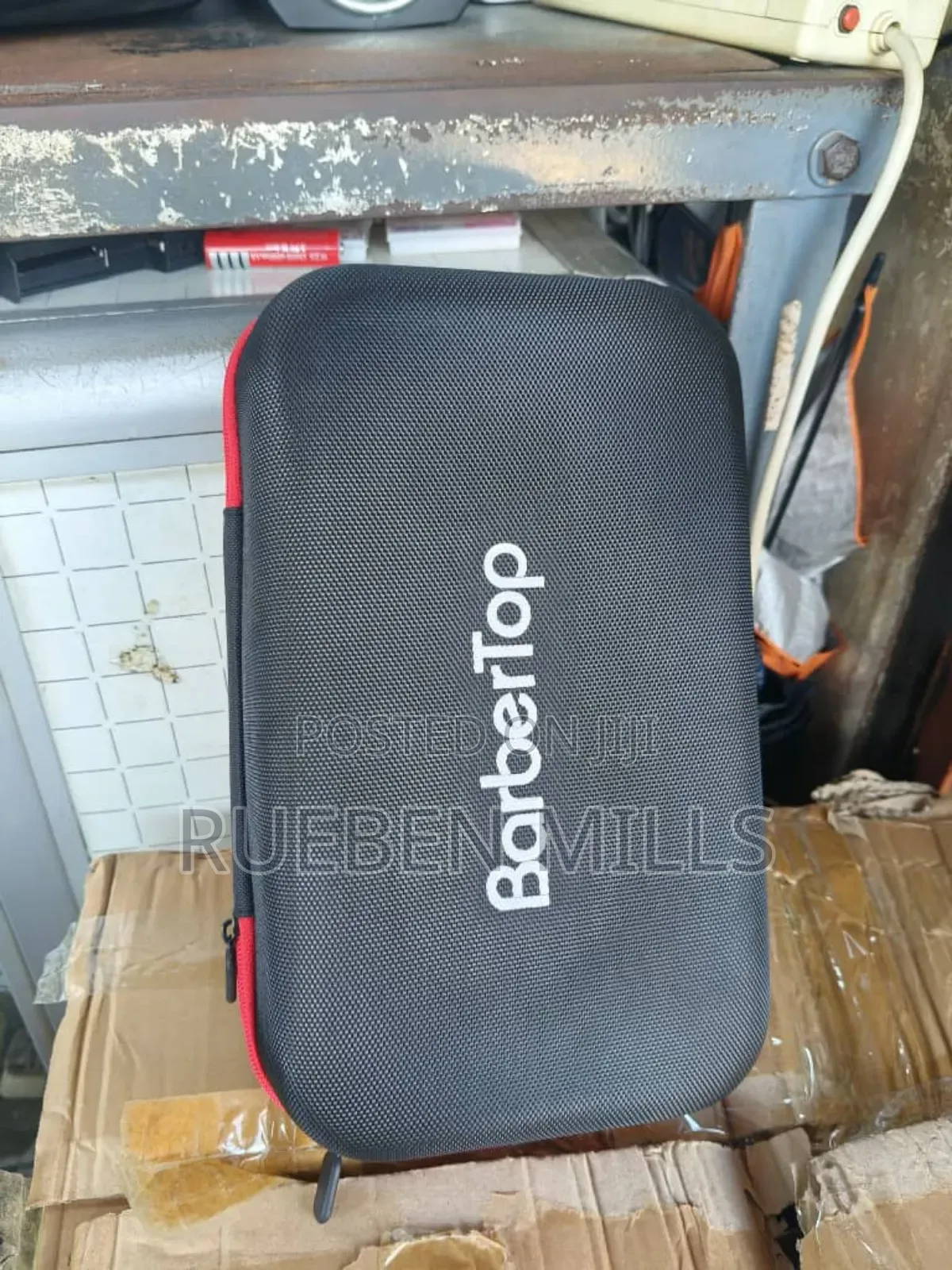 Portable Barber Supplies Tools Barbering Machine Hair Clipper Hand Bag