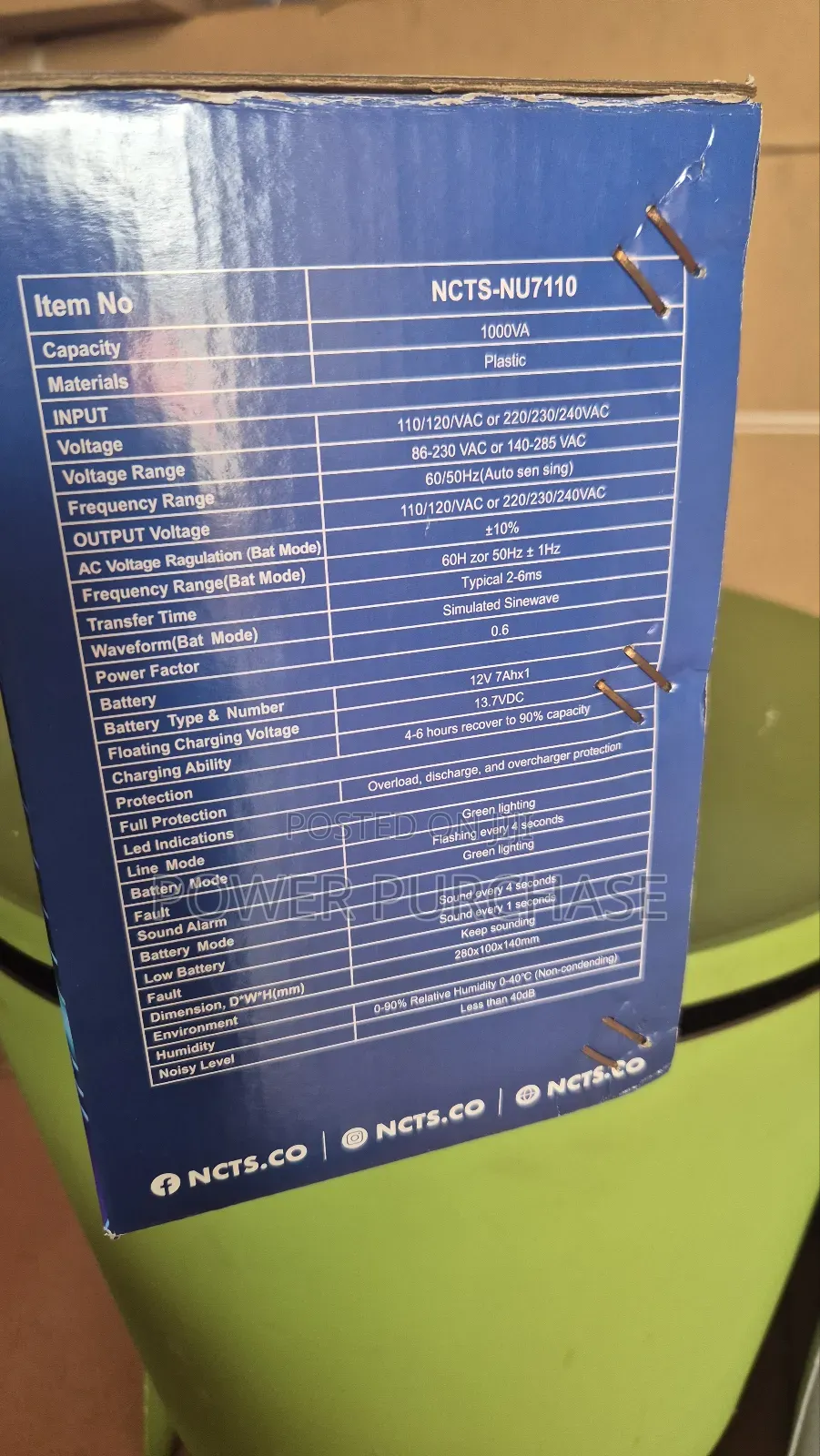 Nots Smart Uninterested Power Supply 1000av