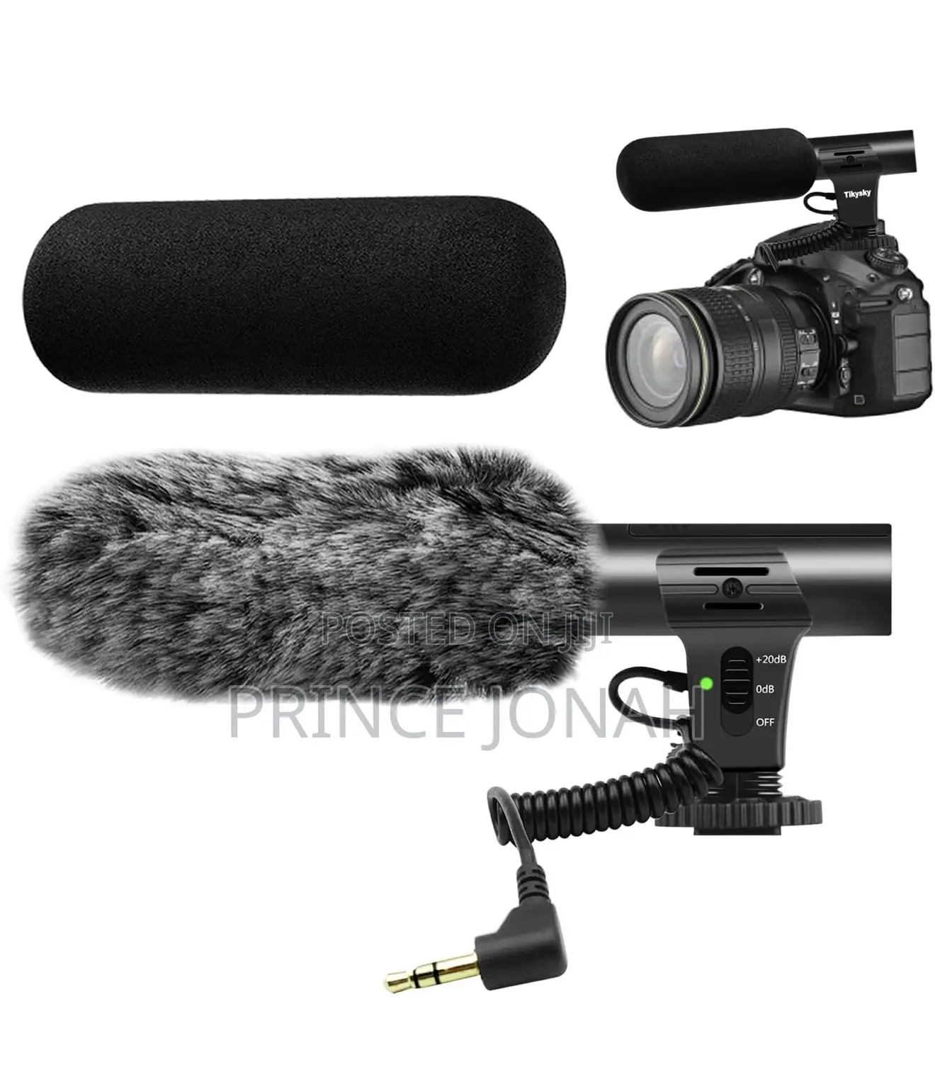 Tikysky Video Shotgun Microphones For Canon Nikon Sony Panasonic Fuji
