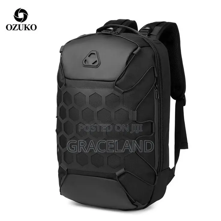 This Is Original Ozuko Macbook Backpack for Pro-Air Usb Cable Charging